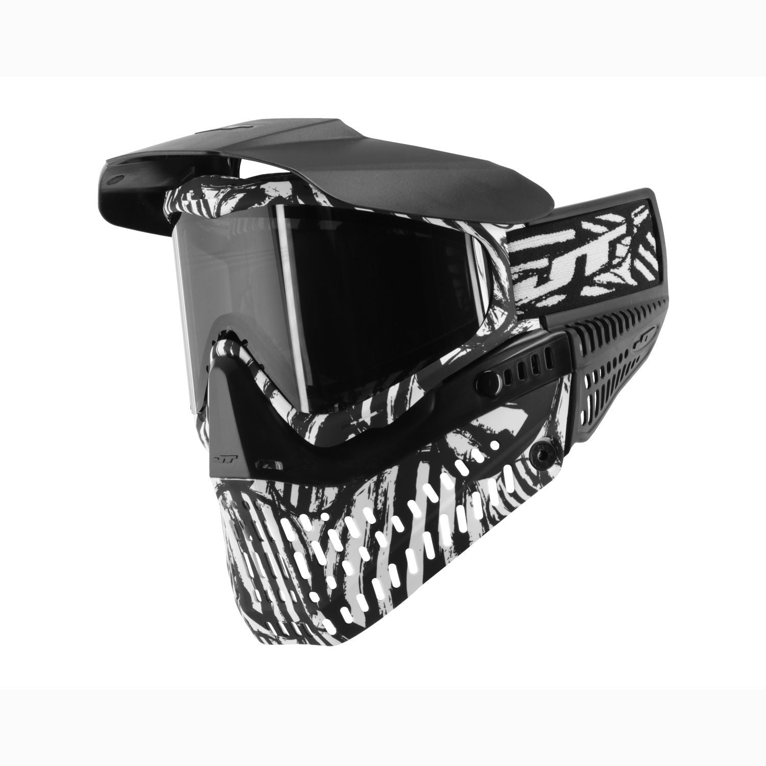 JT Proflex Paintball Mask - LE Zebra w/ Clear & Smoke Lens