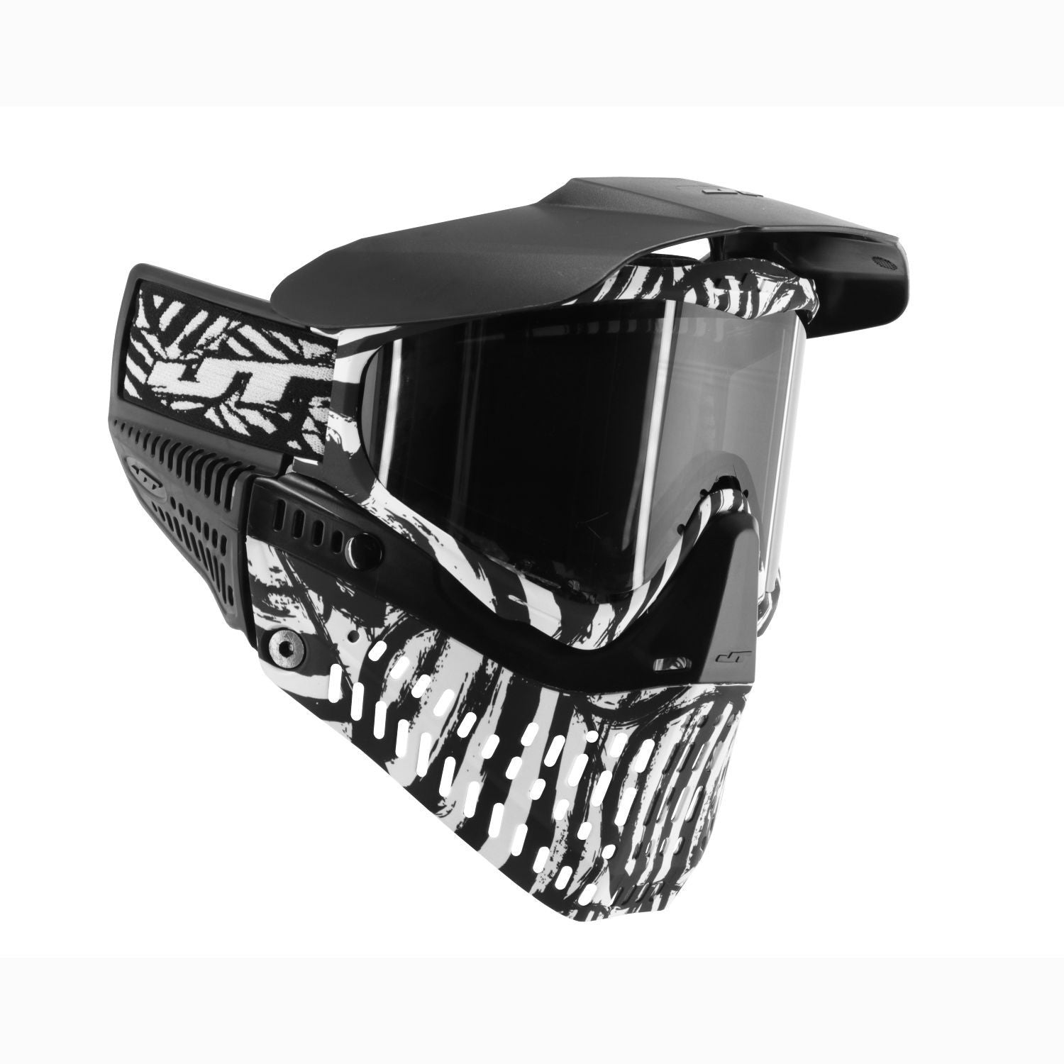 JT Proflex Paintball Mask - LE Zebra w/ Clear & Smoke Lens