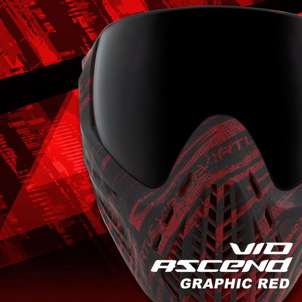 Virtue VIO Ascend Paintball Mask - Graphic Red