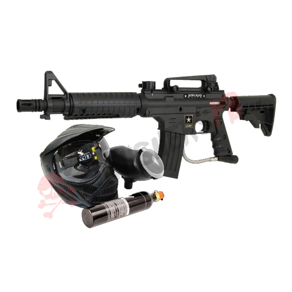 Tippmann US Army Alpha Black Elite Power Package