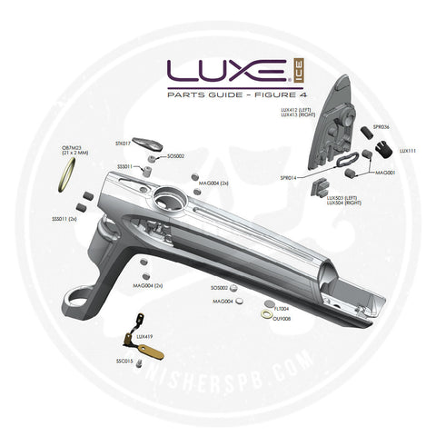 DLX Luxe Ice Body Parts List - Pick The Part You Need!