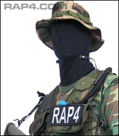 BLACK Boonie Hat Medium Size