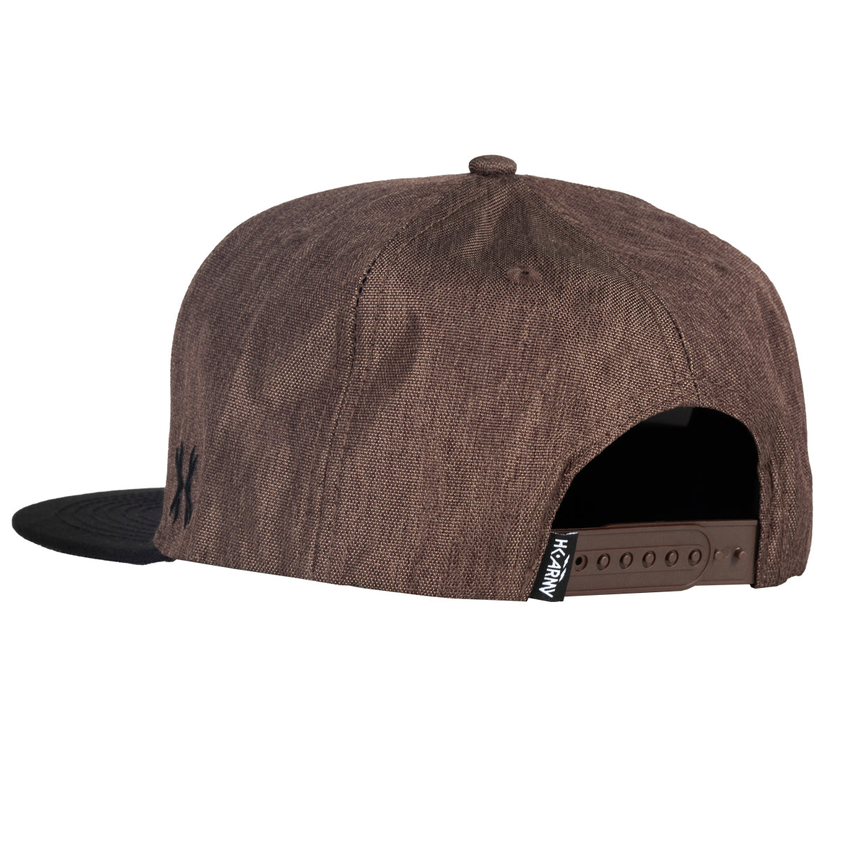 HK Army Clip Snapback Hat - Black/Tan