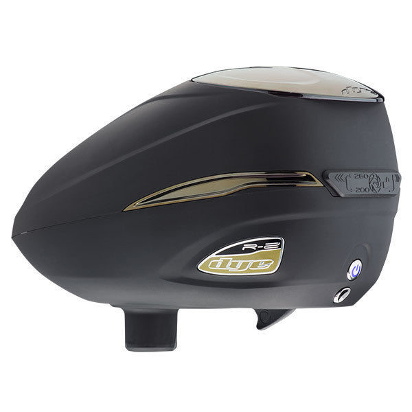 Dye Rotor R2 Paintball Loader - Black/Gold