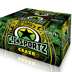 GI Sportz Craze Glow In The Dark .50 Cal Paintballs - 4000 Paintballs - ***Pre Order Contact Us***