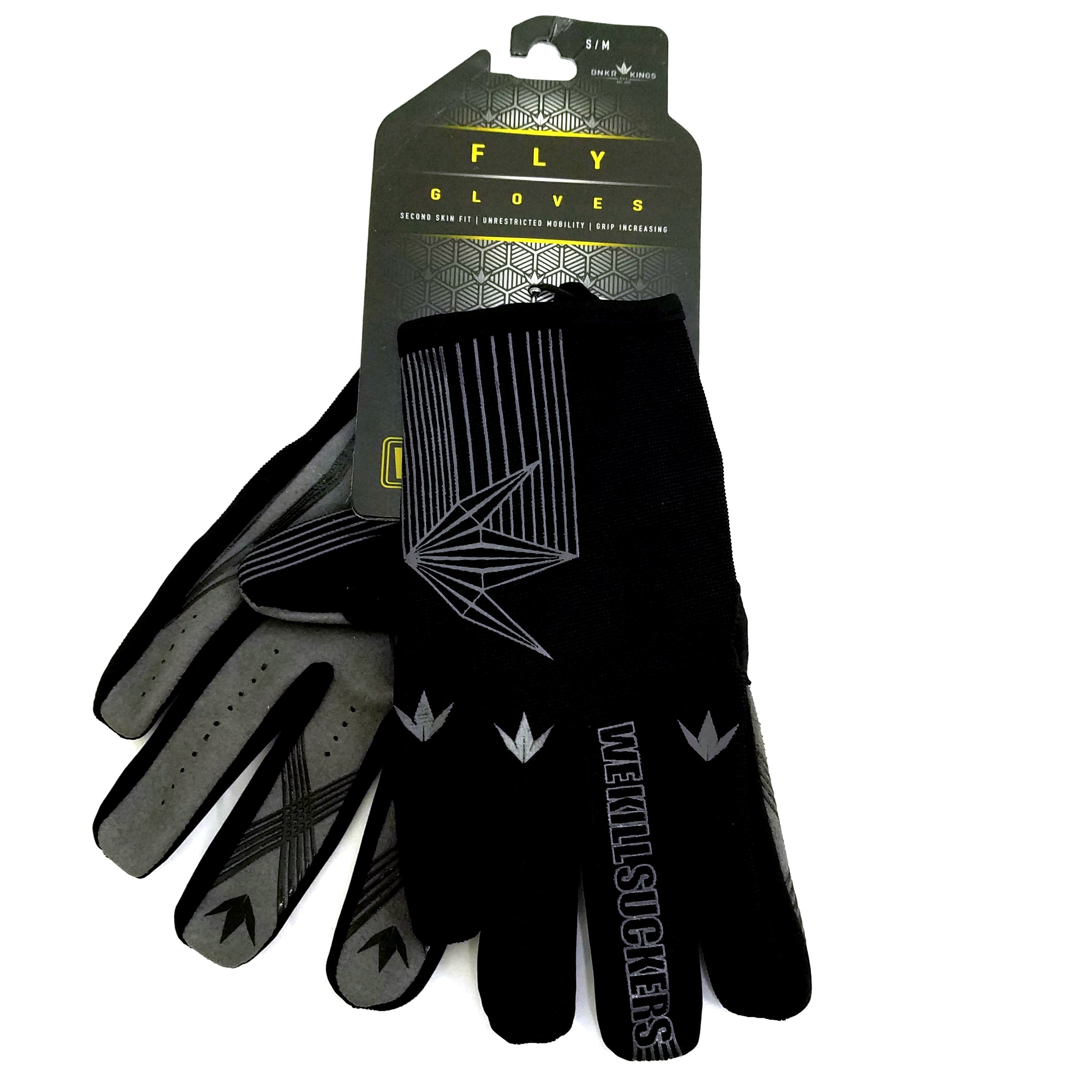 Bunker Kings Fly Paintball Gloves- Black- SM/MD