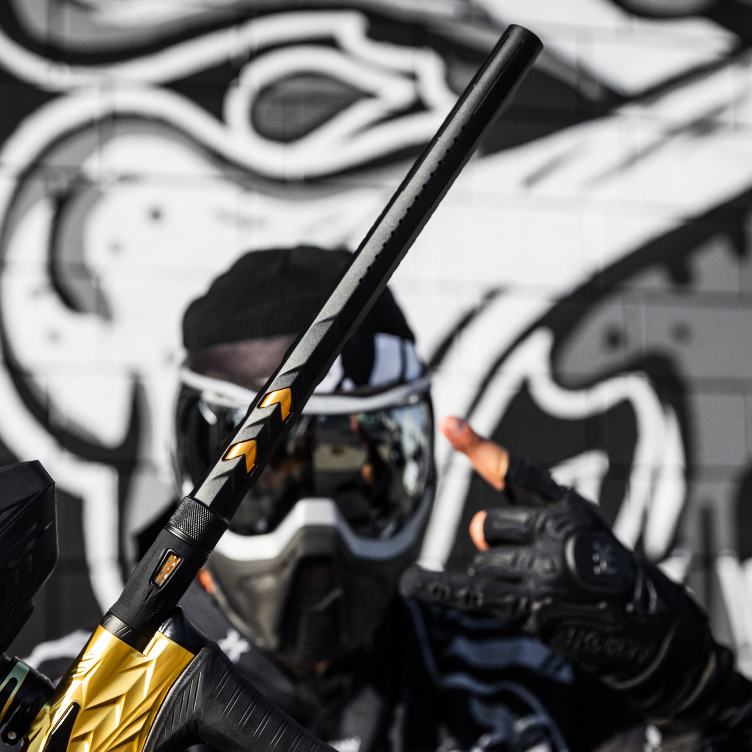 HK Army LAZR Barrel Kit - Elite "Fossil" - Autococker Thread - Dust Black/Black Insert