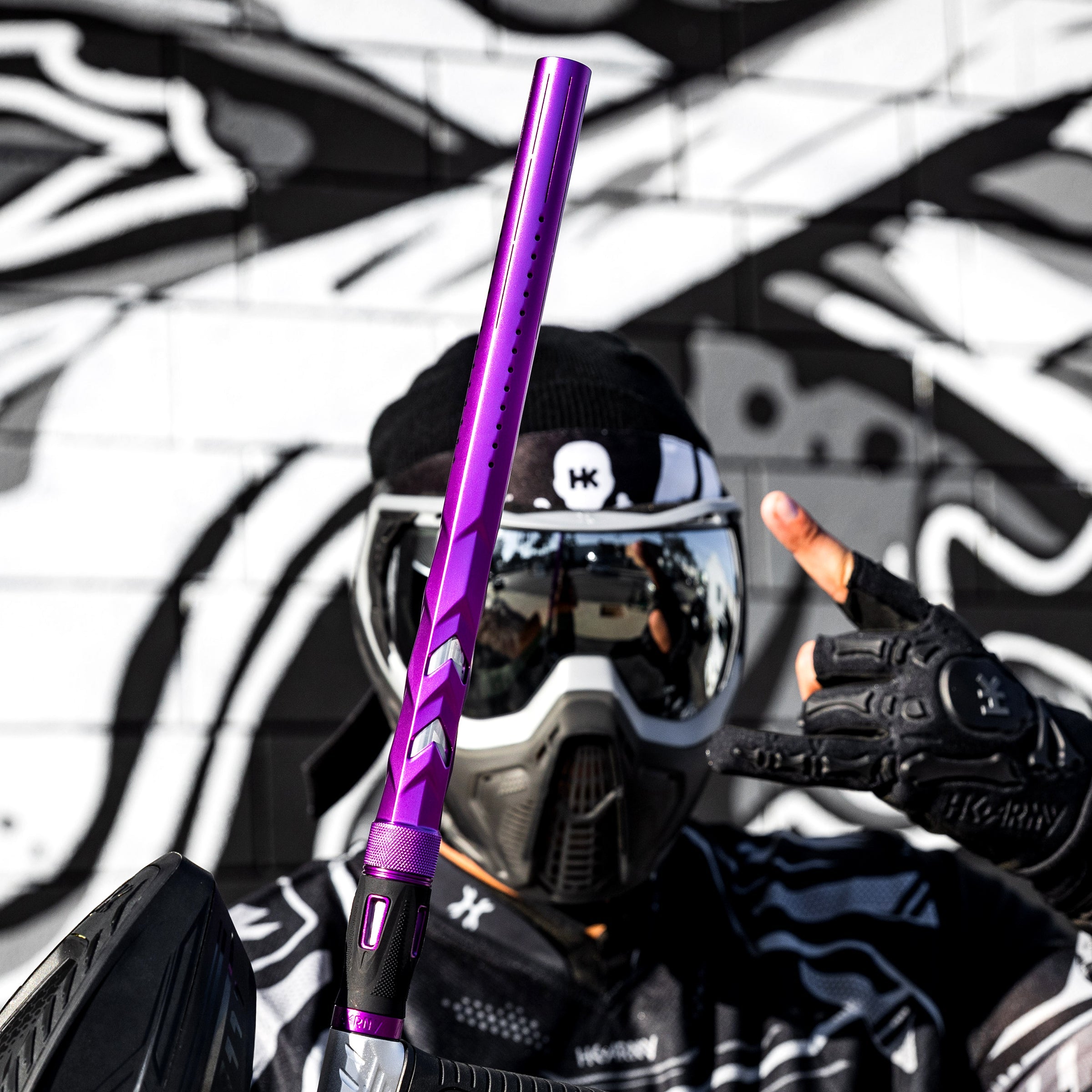 HK Army LAZR Barrel Kit - Elite "Fossil" - Autococker Thread - Dust Purple/Black Insert