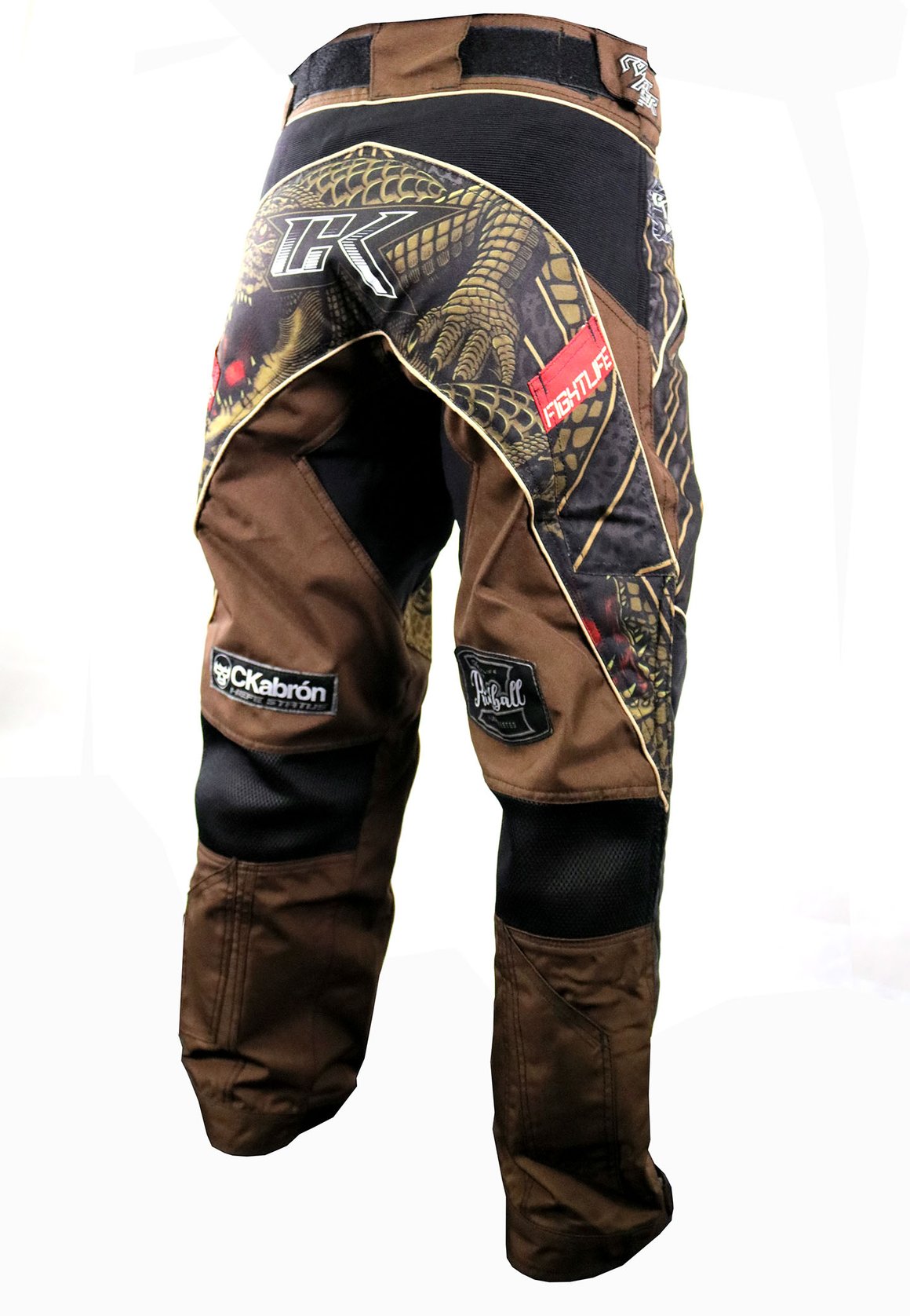 Contract Killer Gator Paintball Pants - Brown