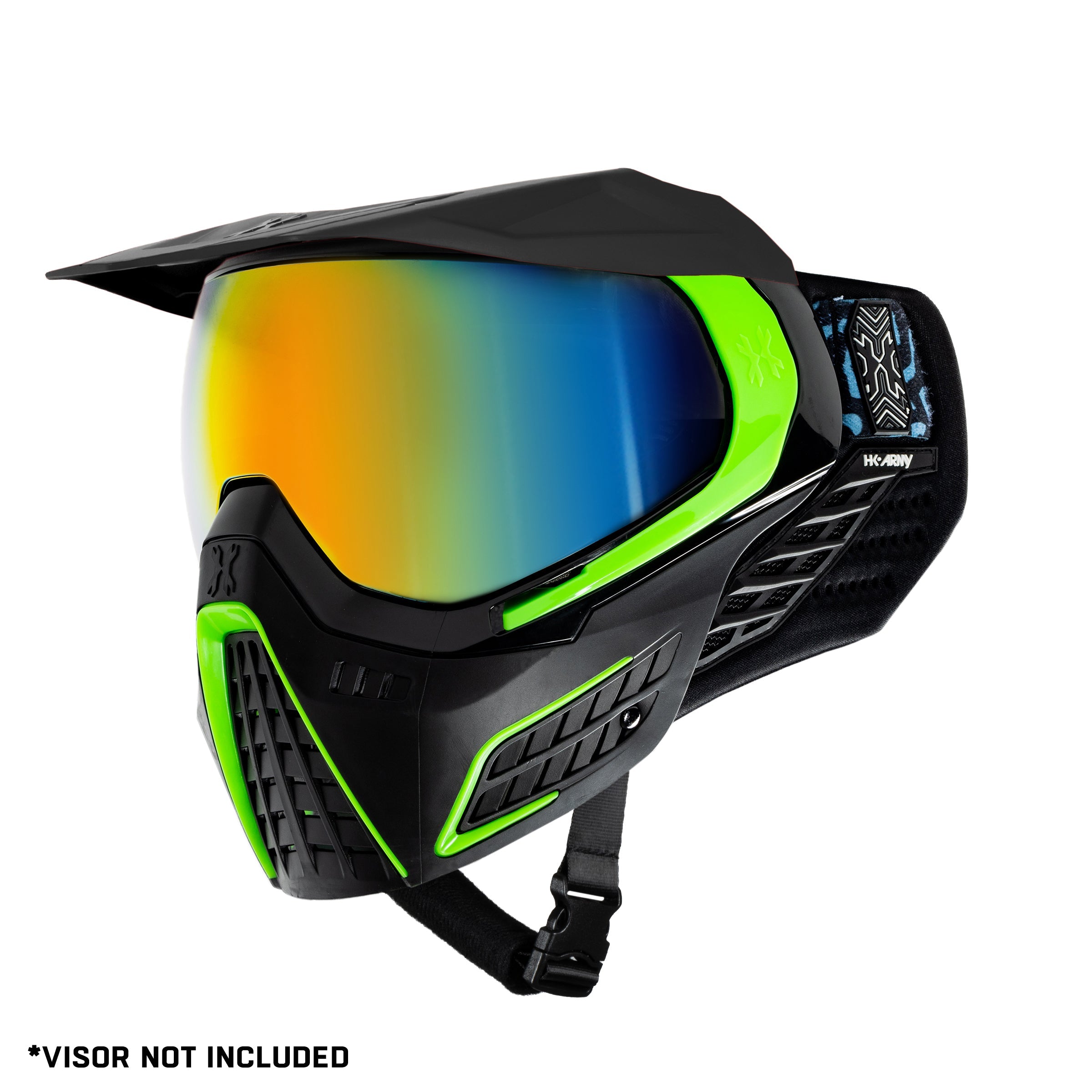 HK Army KLR Goggle - Electric (Black/Green w Fusion Lens)