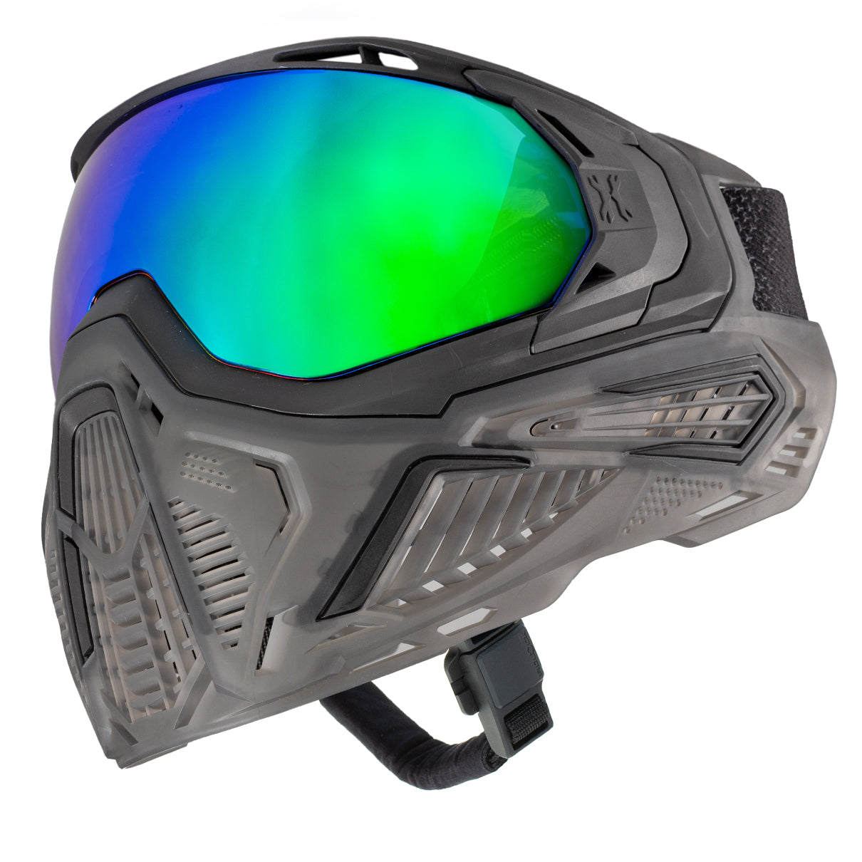 HK Army SLR Paintball Goggle - Odyssey (Black/Black/Smoke w Aurora Green Lens)