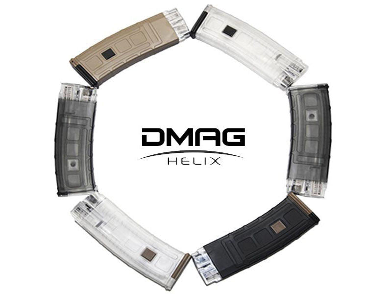 Helix Magazine with Shaped Projectile Spring