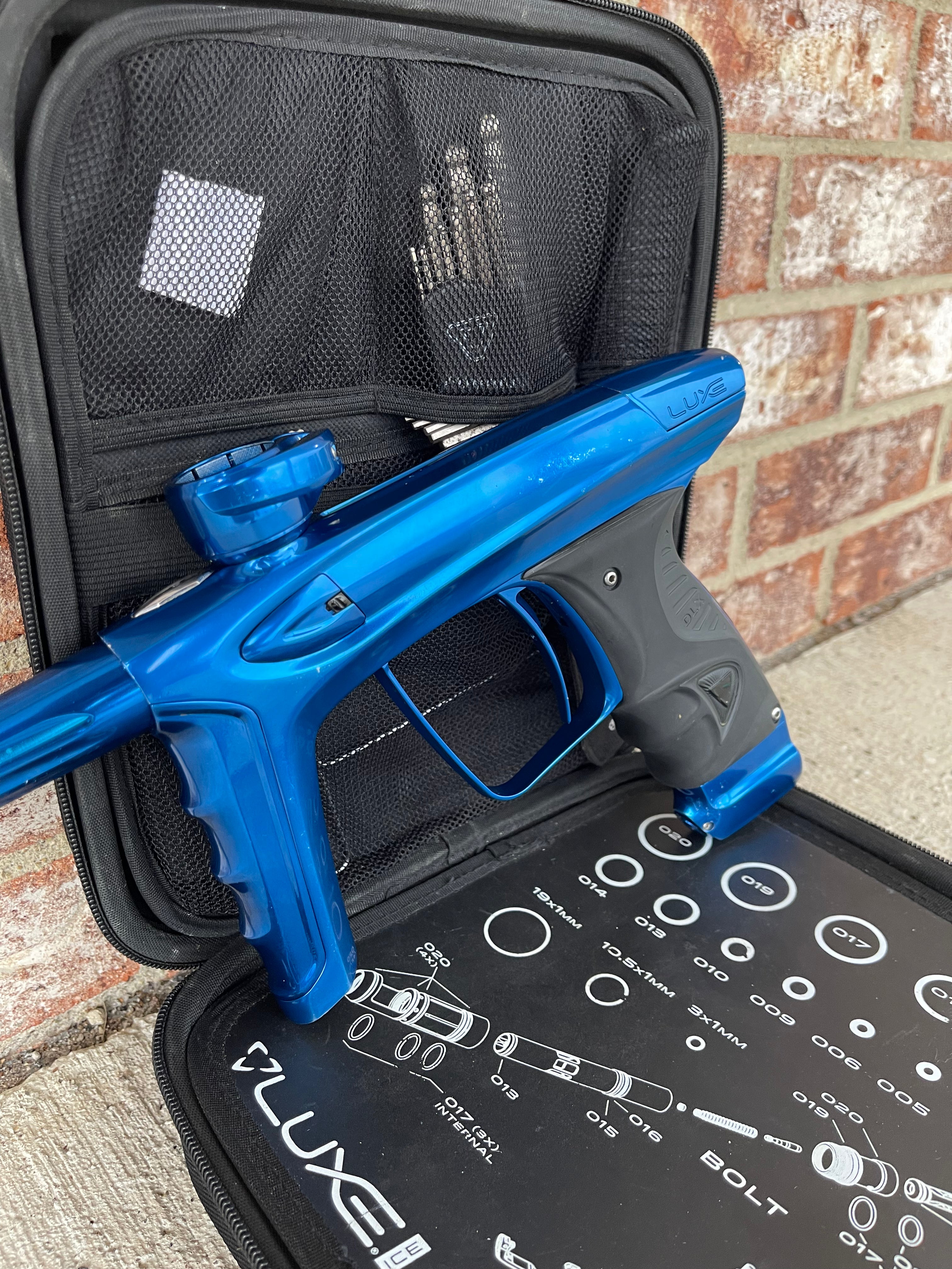 DLX Luxe Ice Paintball Gun - Gloss Blue