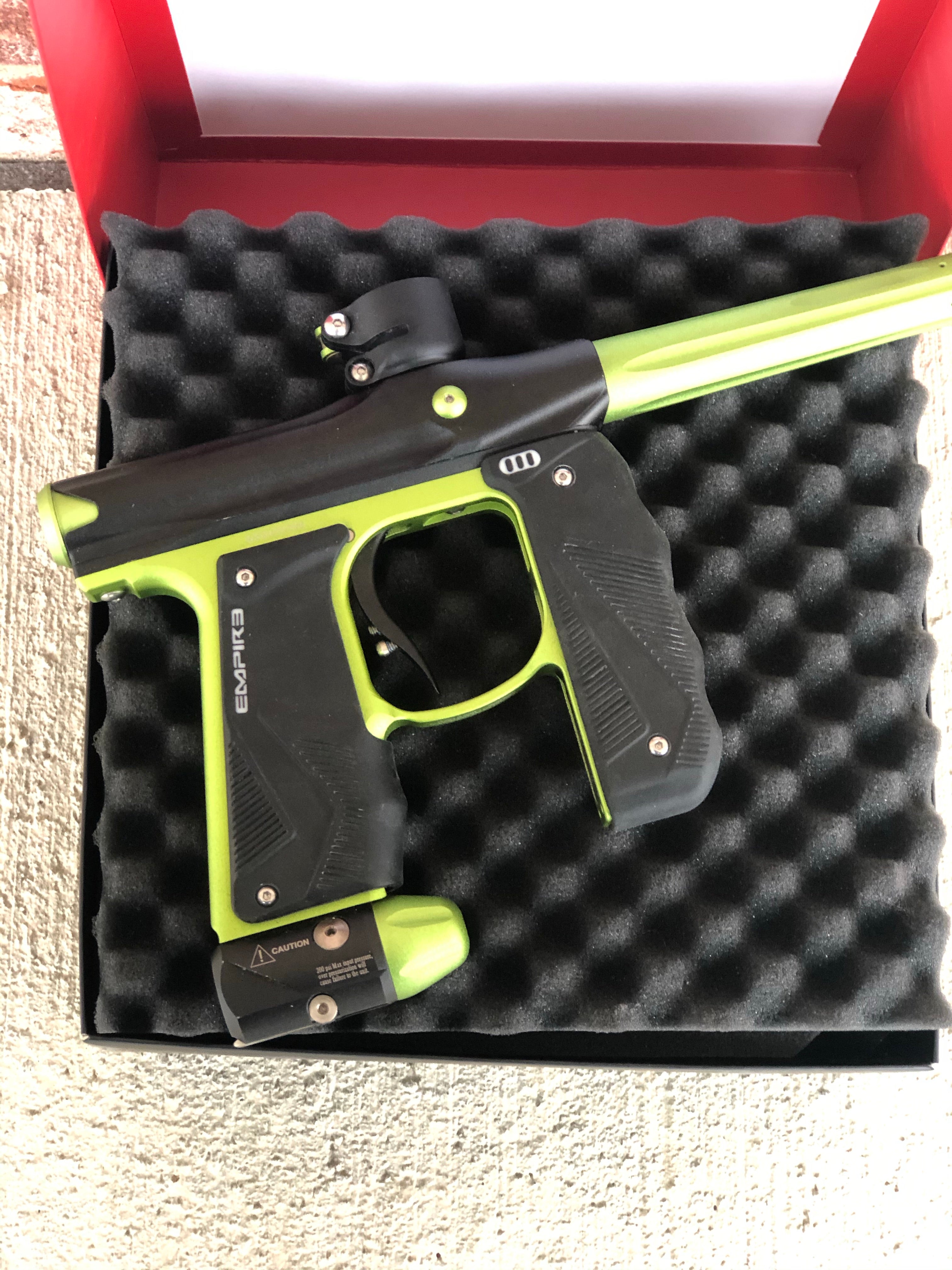 Used Empire Mini GS- Black w/ Lime w/ JJ Barrel