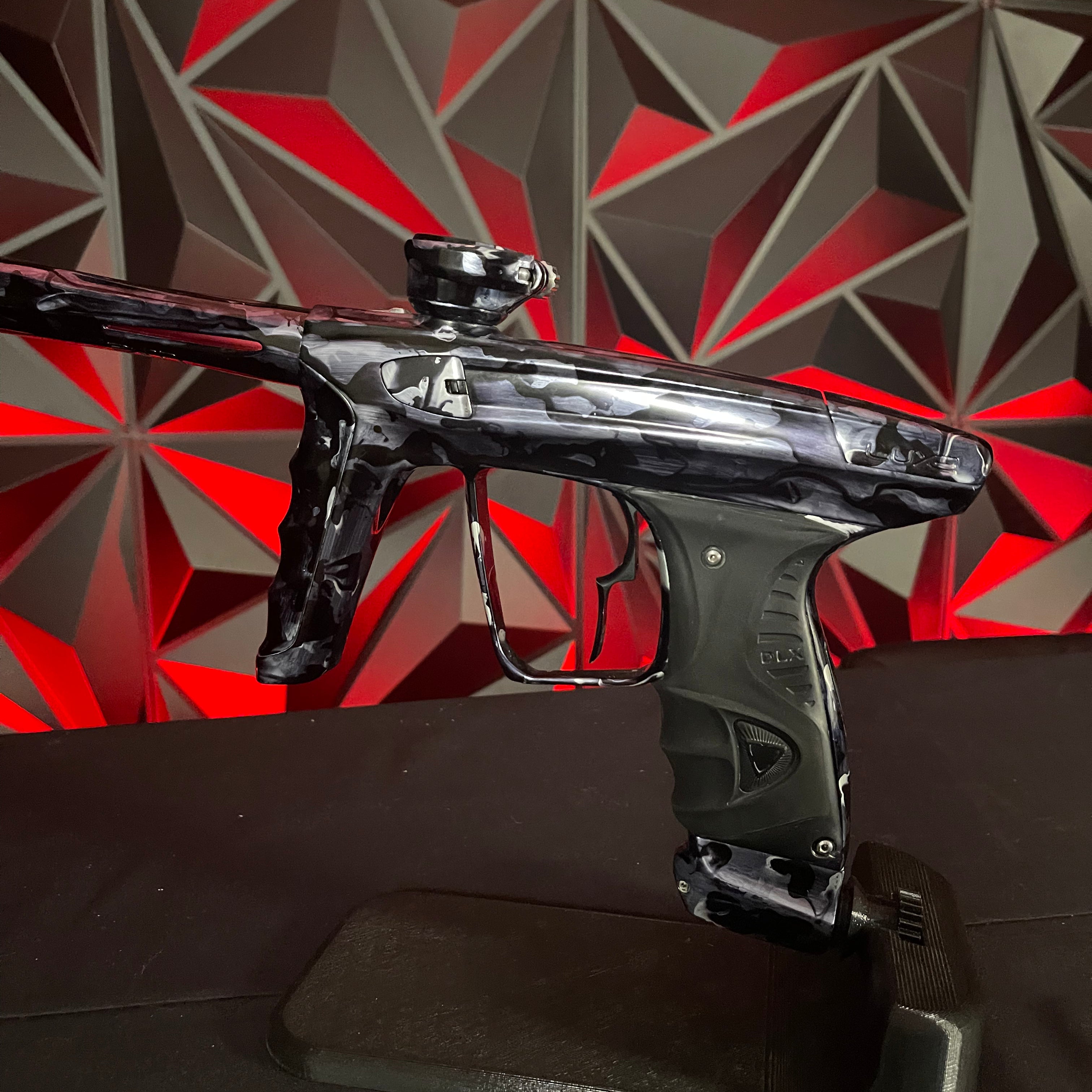 Used DLX Luxe X Paintball Gun - Grey Marble