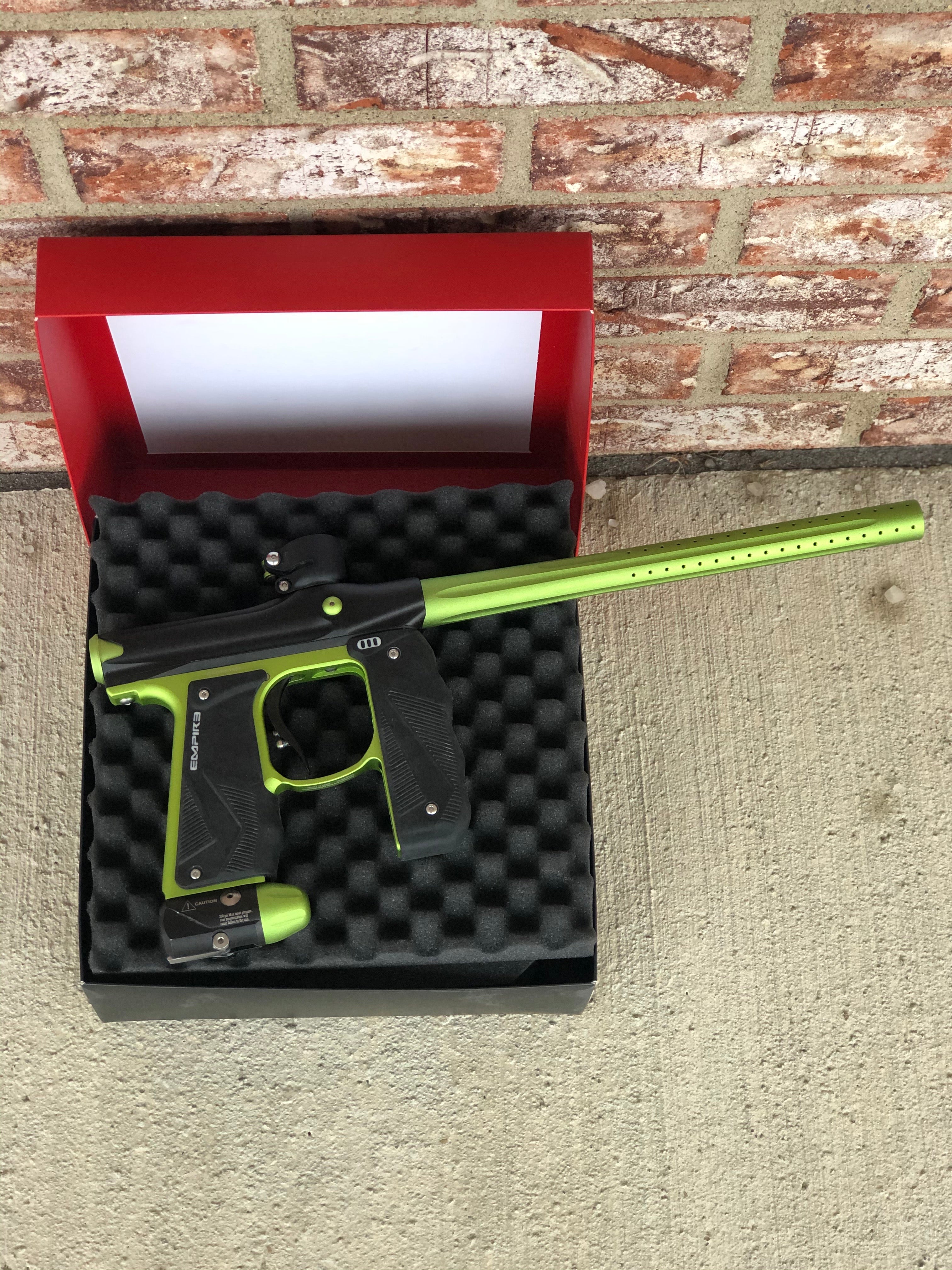 Used Empire Mini GS- Black w/ Lime w/ JJ Barrel