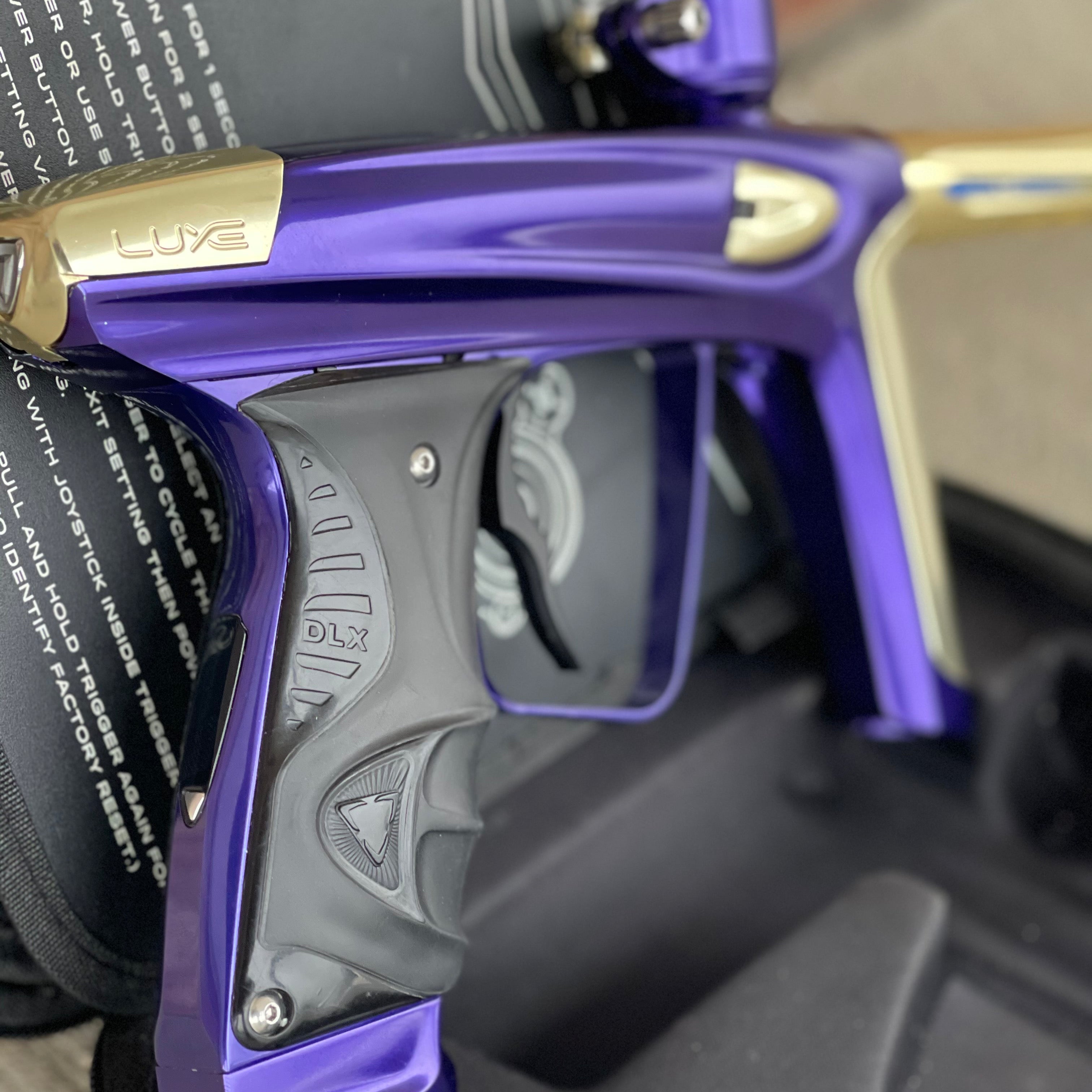 Used DLX Luxe Ice Paintball Gun - Gloss/Purple