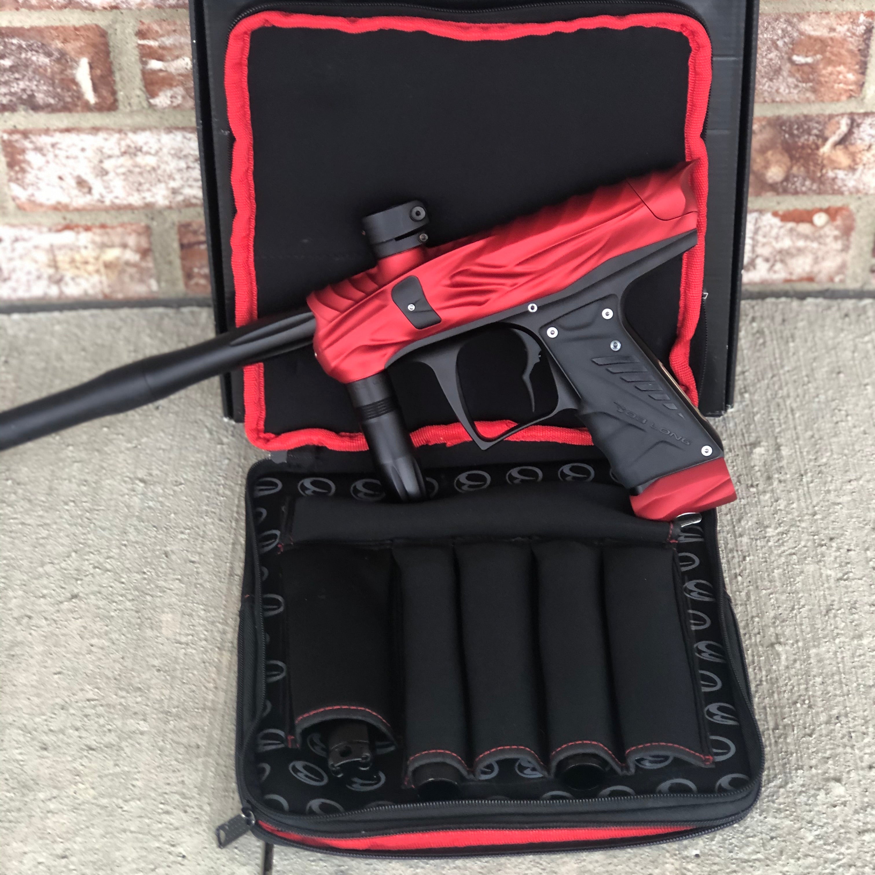 Used Bob Long Reptile Paintball Marker - Dust Red