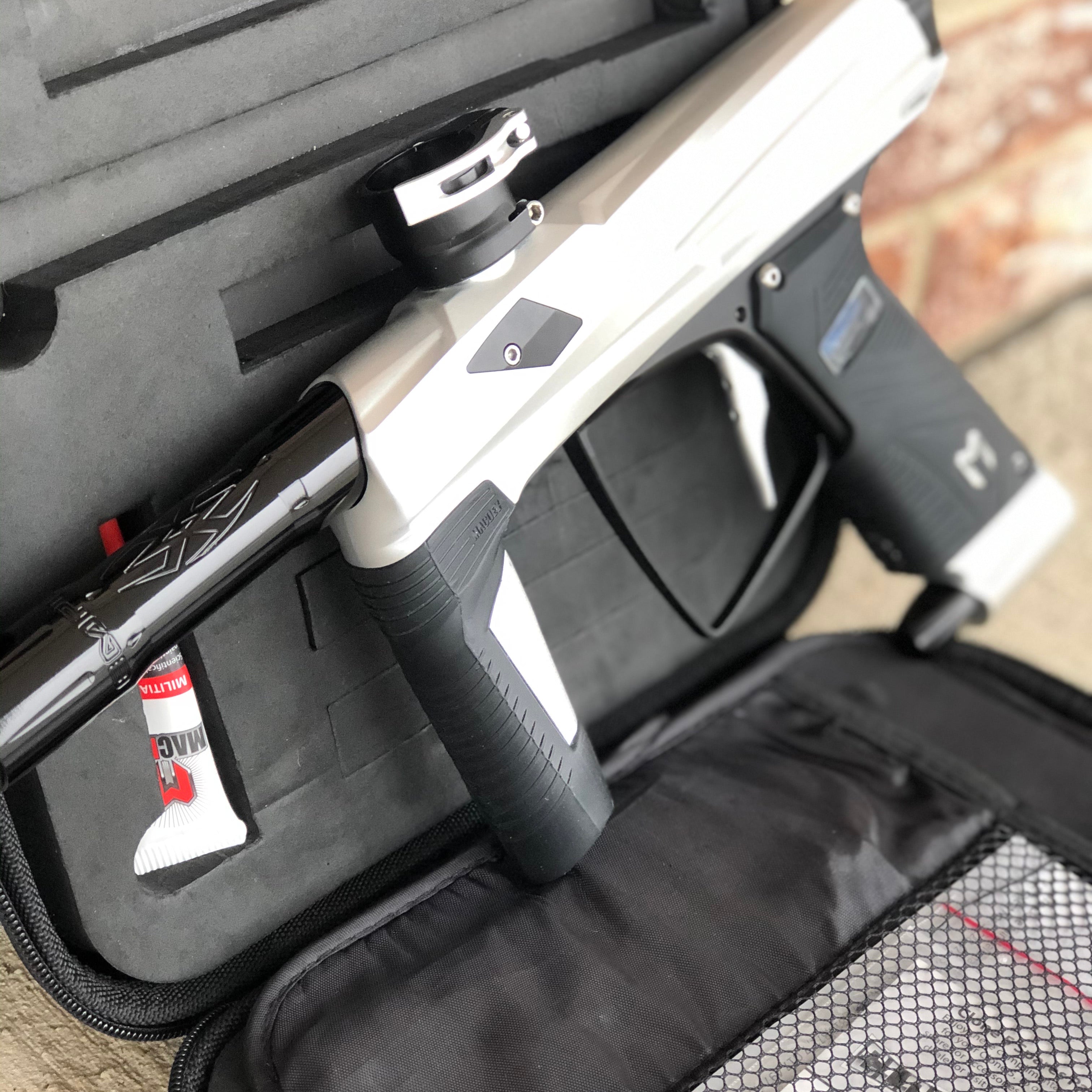 Used MacDev Clone 5 Infinity Paintball Gun - Silver/Black (Stormtrooper)