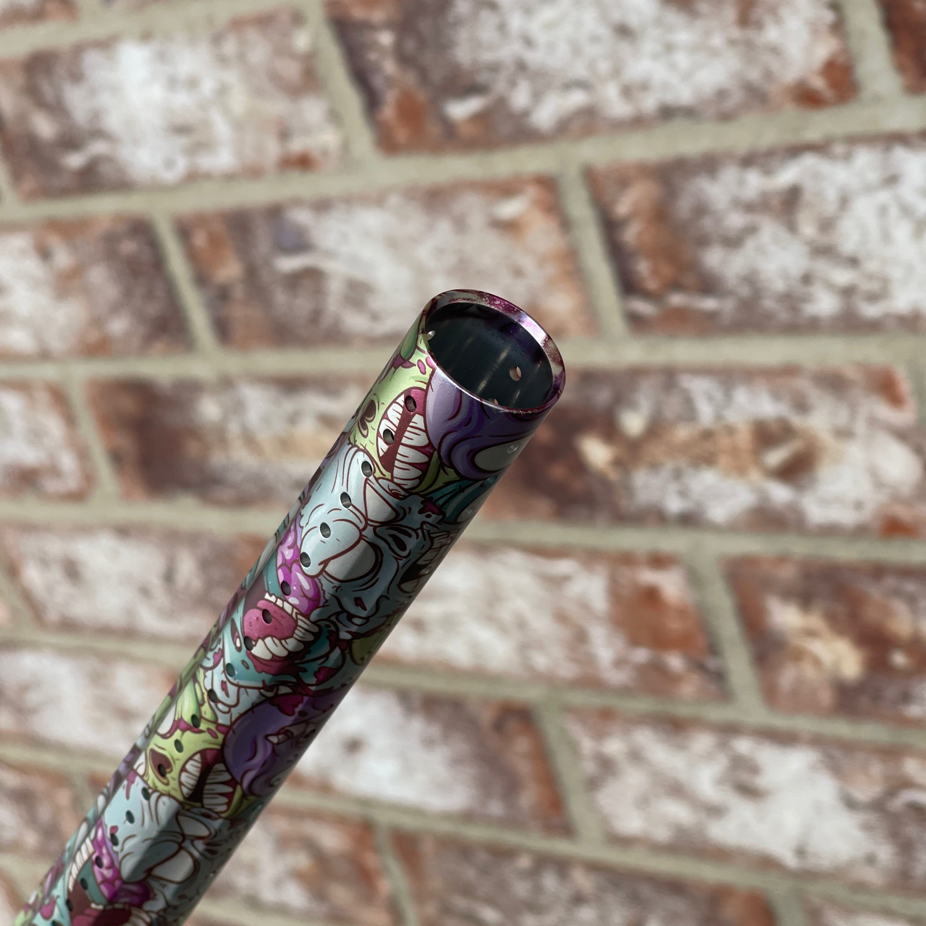 Used DLX Luxe TM40 Paintball Gun - LE Zombie Edition w/Silver Deuce Trigger & Wireless Charger