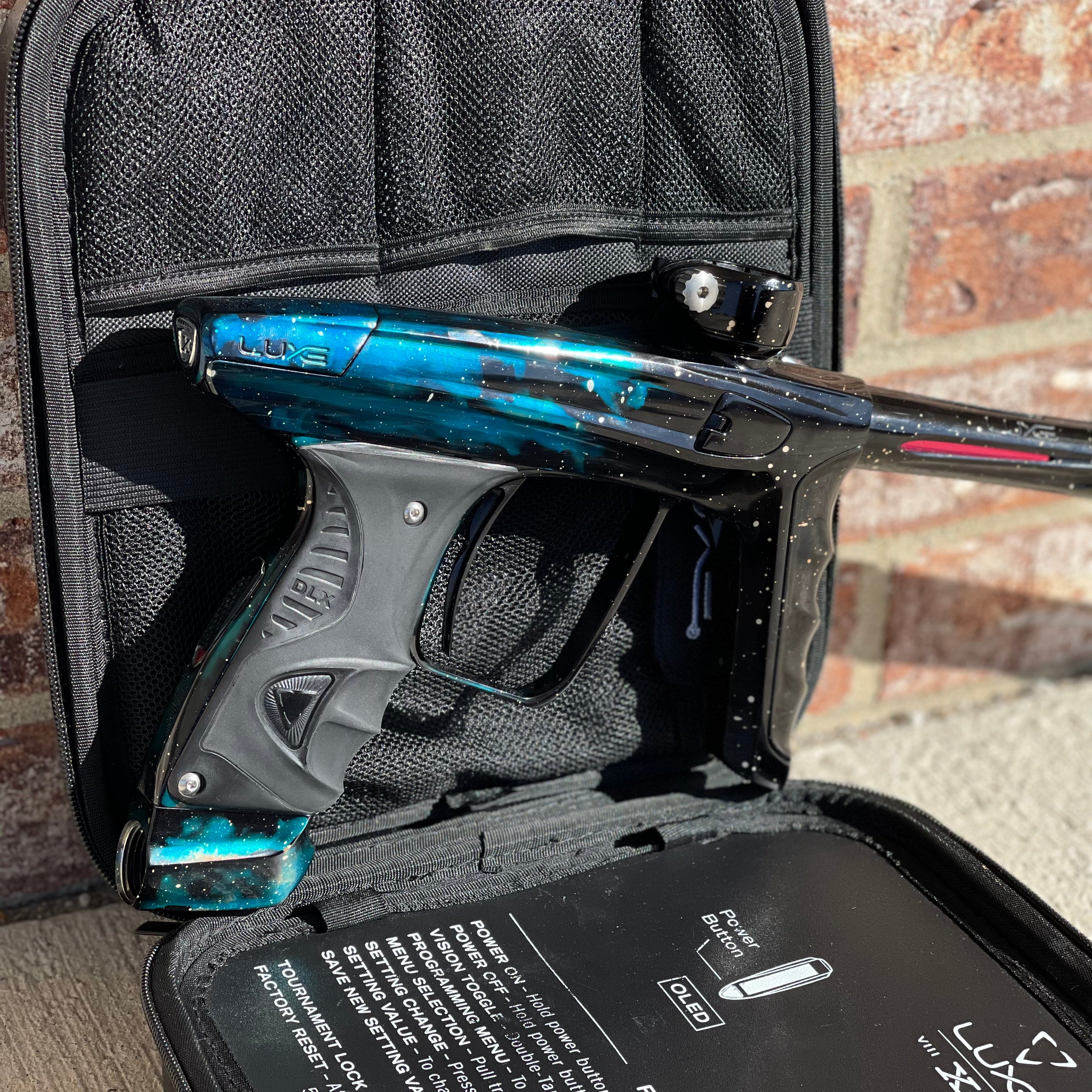 Used DLX Luxe X Paintball Gun - LE Gloss Galaxy Fade
