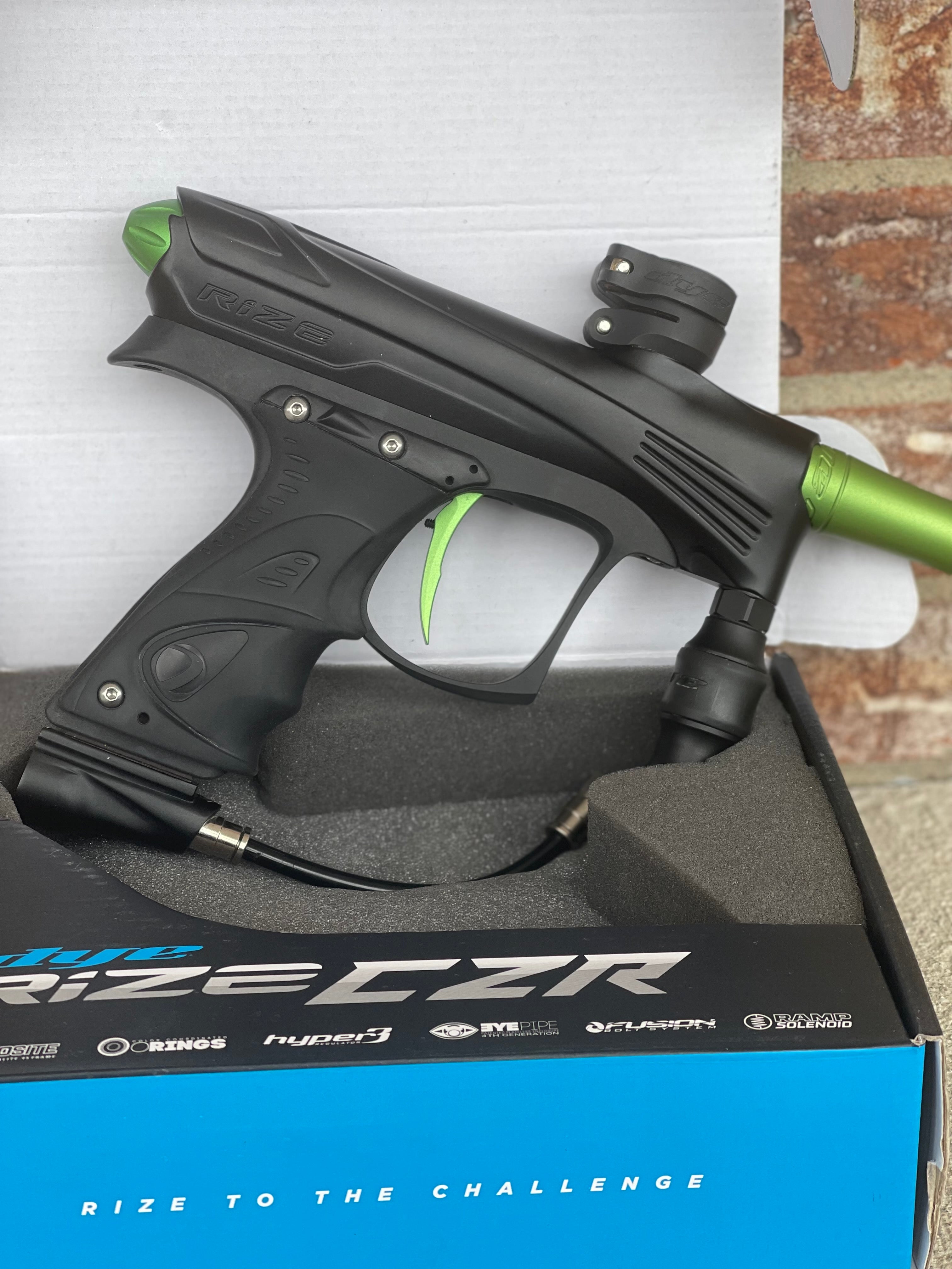 Used Dye CZR Paintball Marker- Black/Green