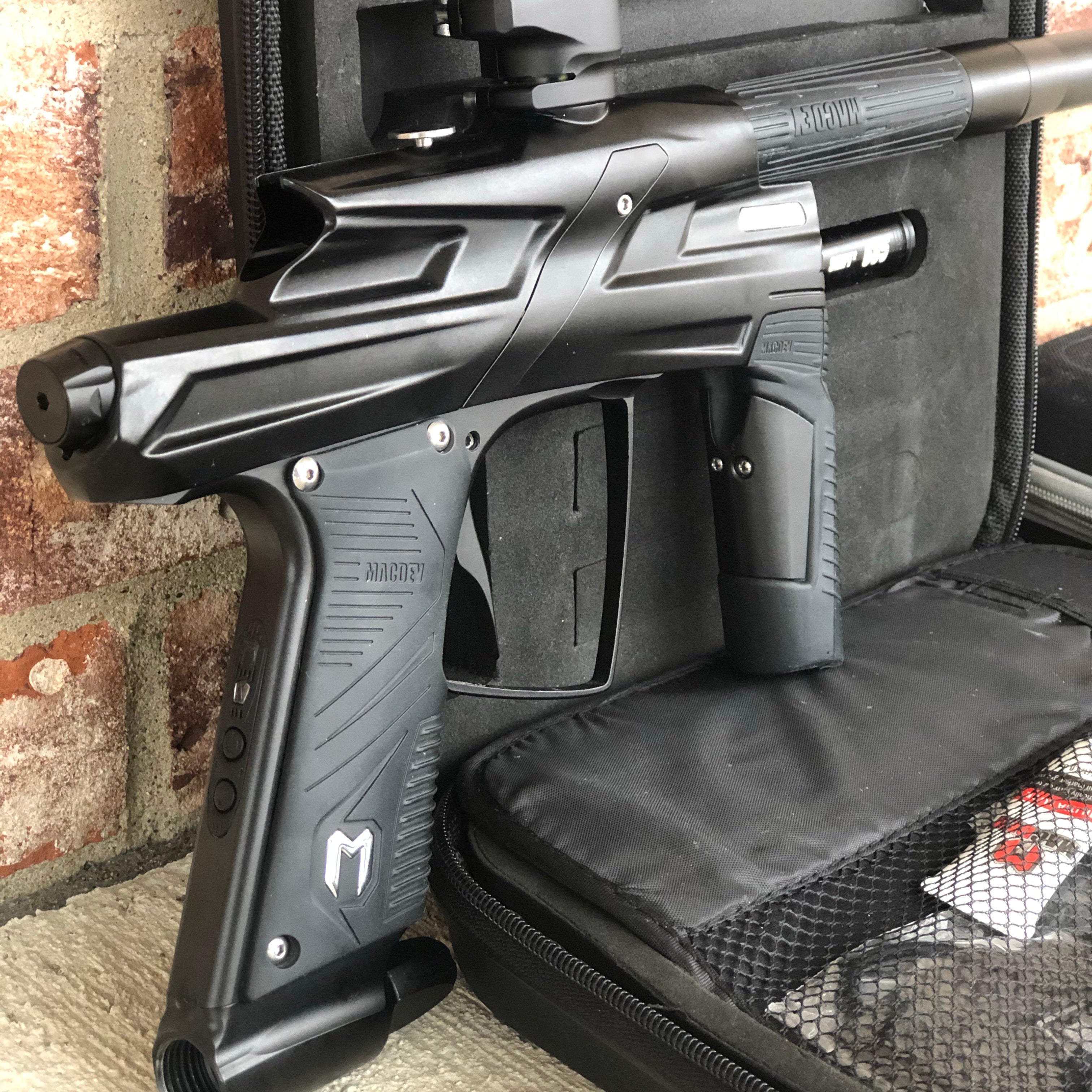 Used MacDev Cyborg 6 Paintball Marker - Black