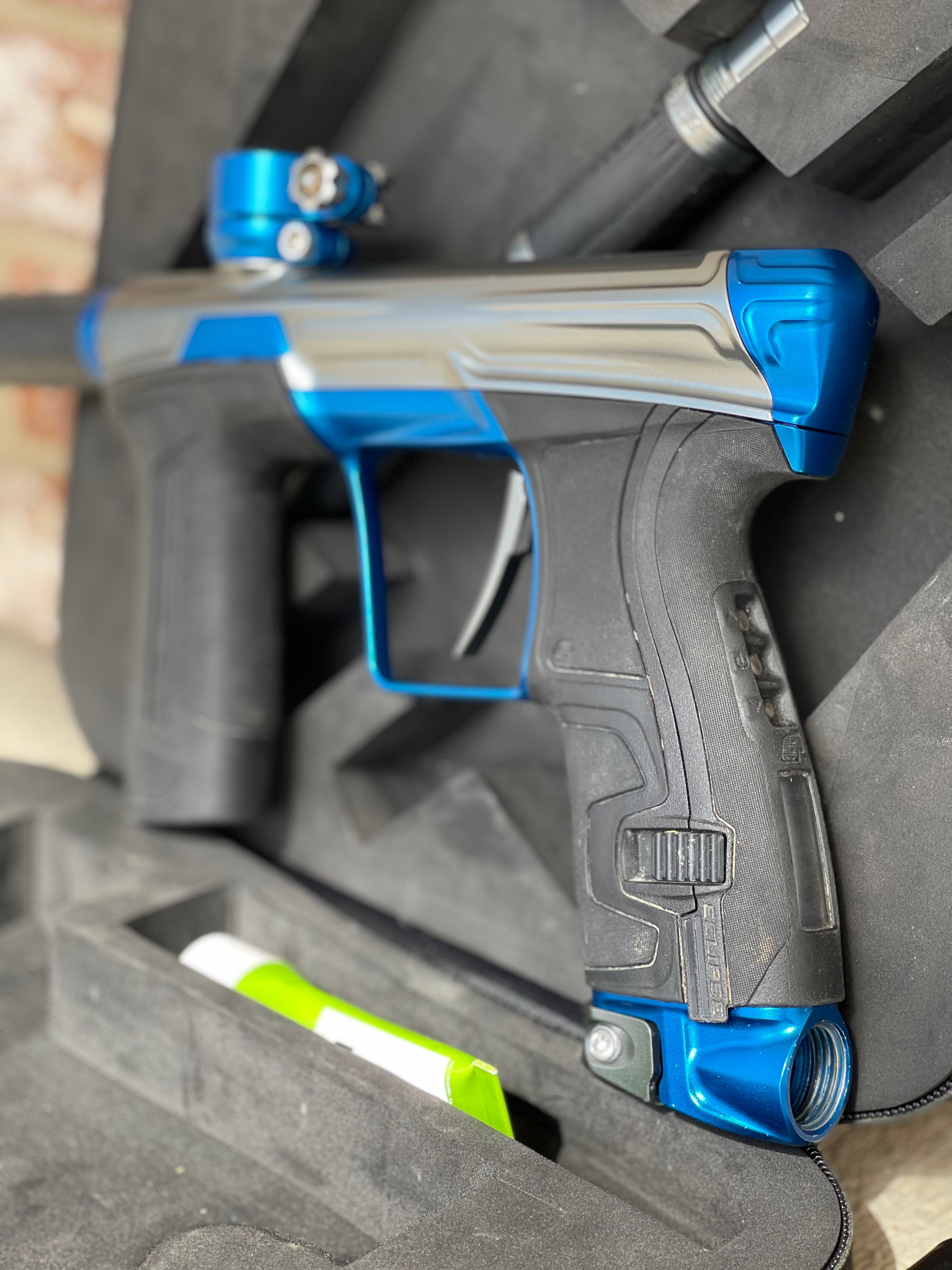 Used Planet Eclipse CS2 Paintball Marker- Grey / Blue