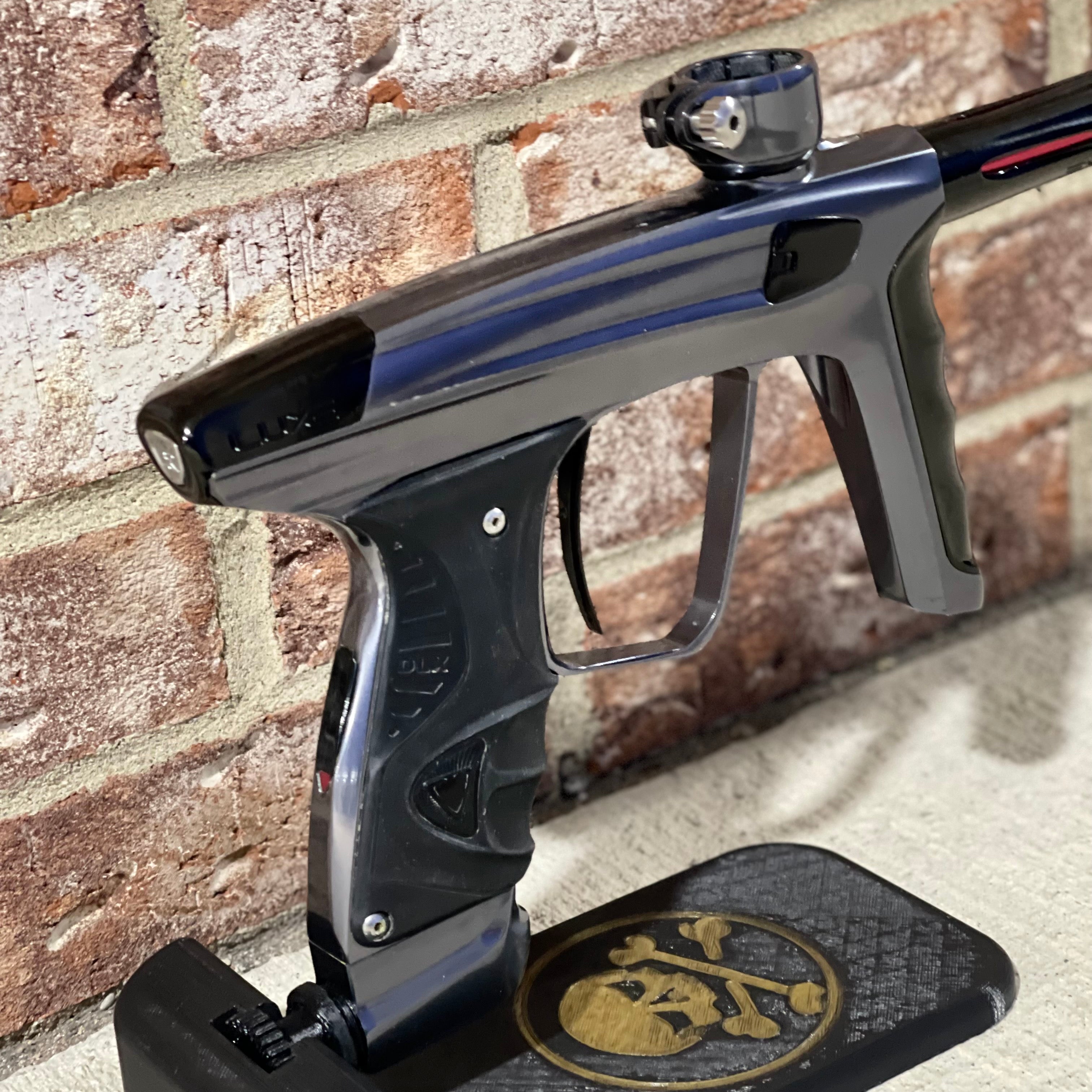 Used DLX Luxe X Paintball Gun - Pewter / Black