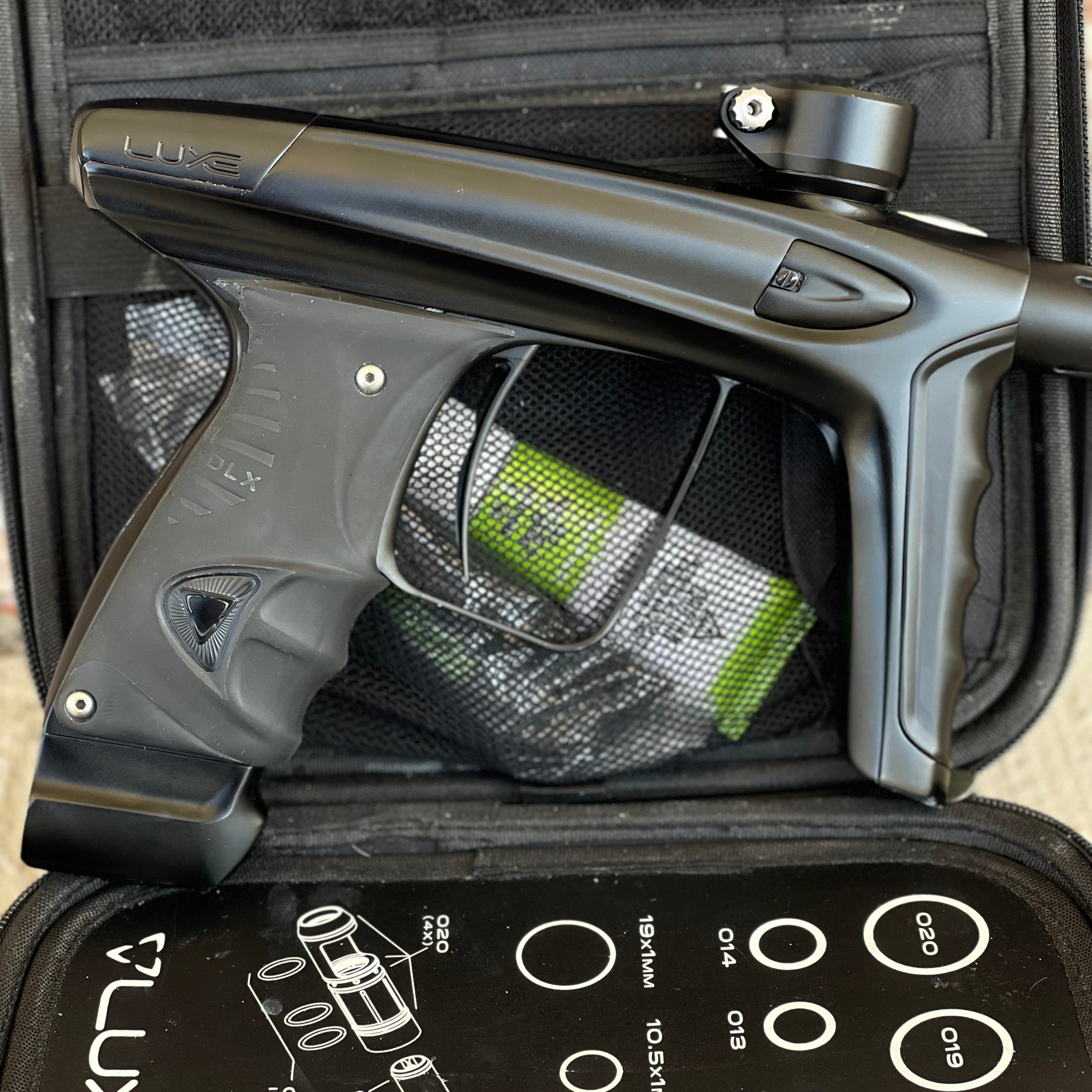 Used DLX Luxe Ice Paintball Gun - Dust Black