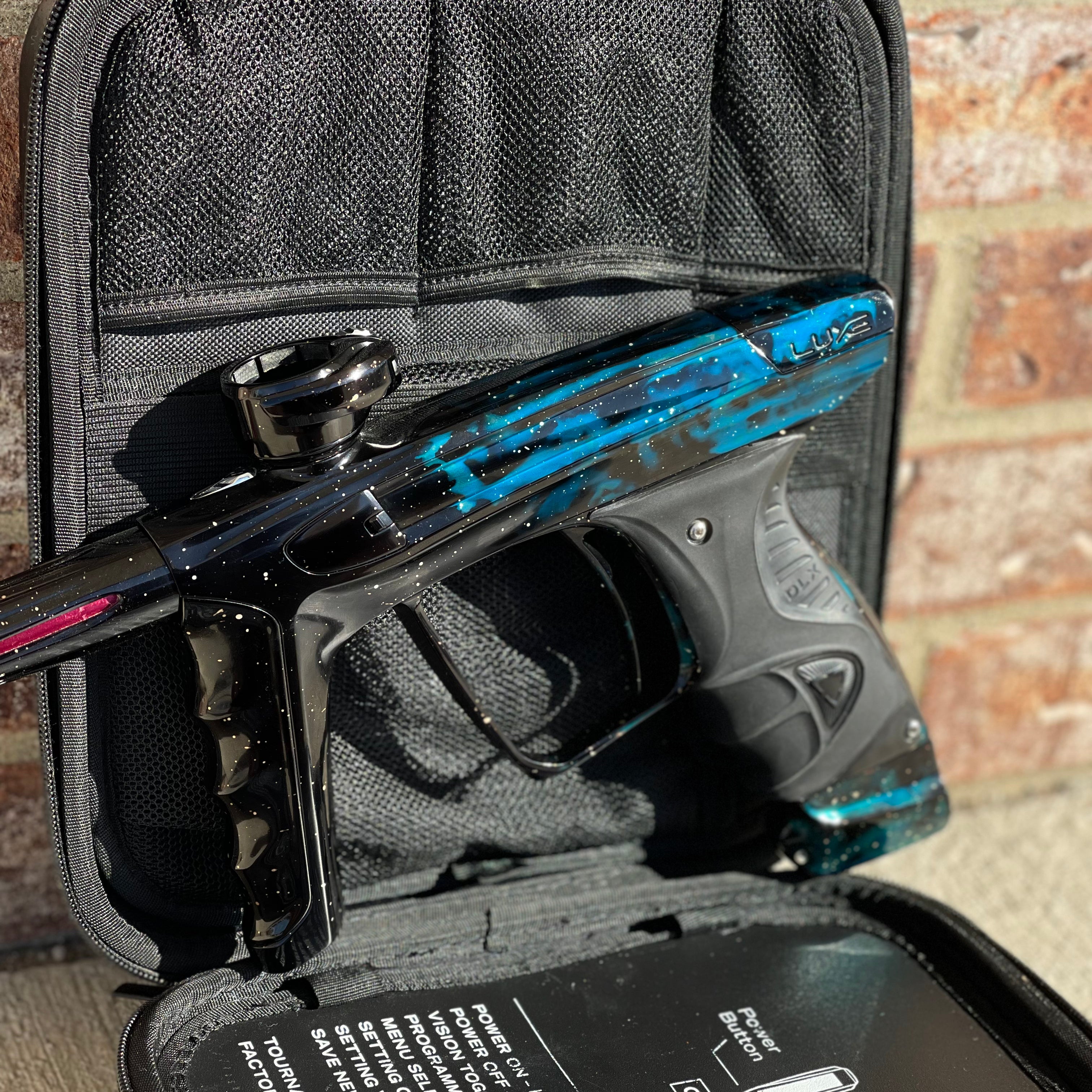 Used DLX Luxe X Paintball Gun - LE Gloss Galaxy Fade
