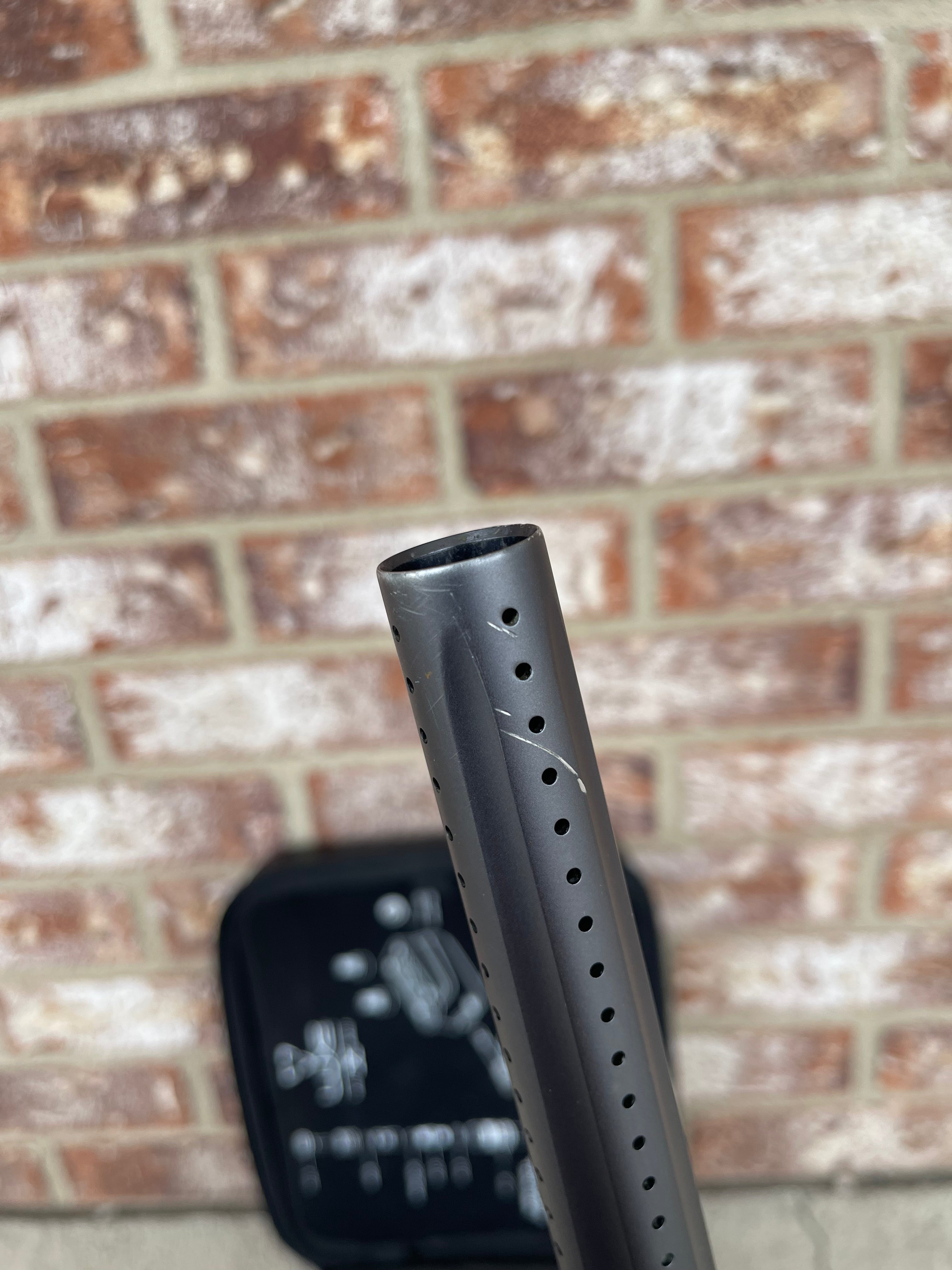 Used DLX HK Army Ripper Luxe X Paintball Gun - Dust Pewter / Gloss Red