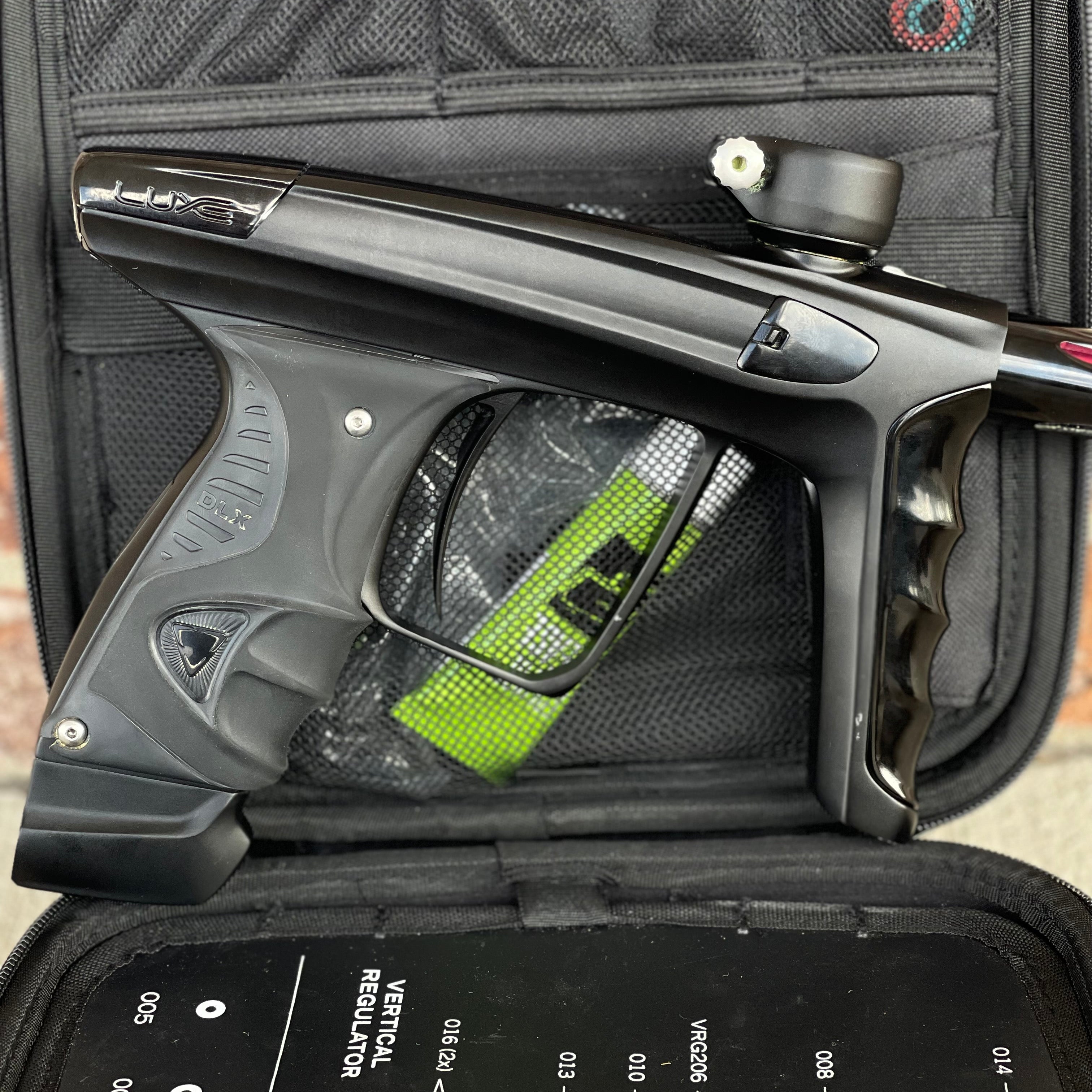 Used DLX Luxe X Paintball Gun - Black