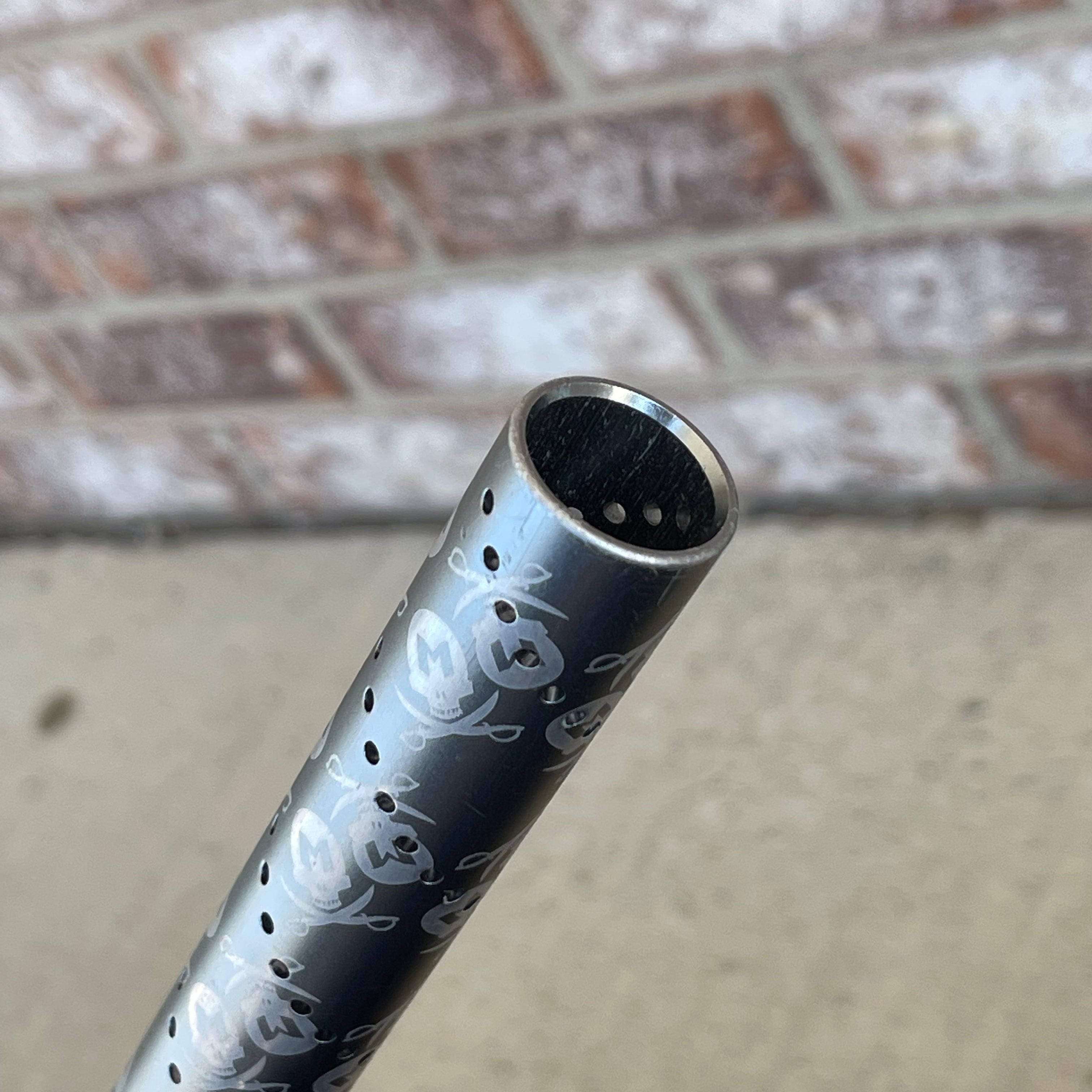 Used Shocker Amp Paintball Gun - LE Pewter Mutiny (Laser Engraved)