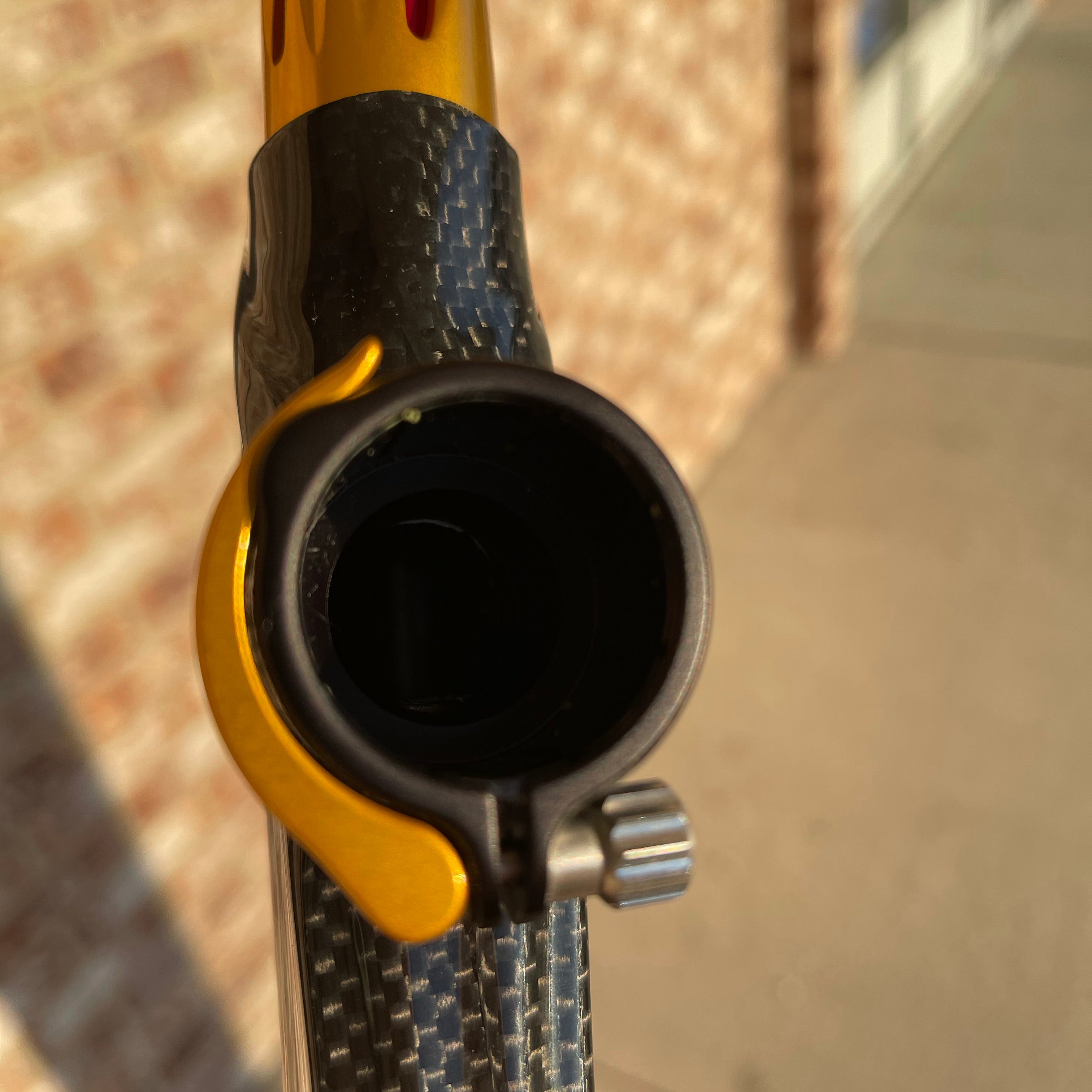 Used DLX Luxe 2.0 Oled Paintball Gun - Carbon / Gold