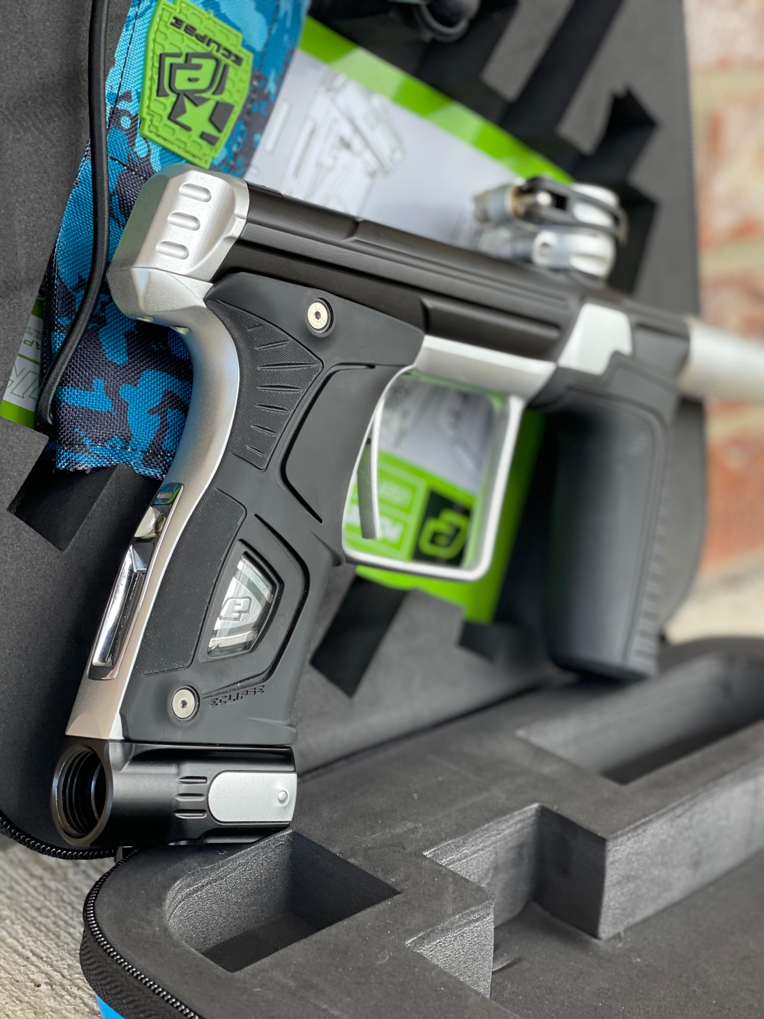 Used Planet Eclipse Gtek 170R Paintball Gun - Black / Silver