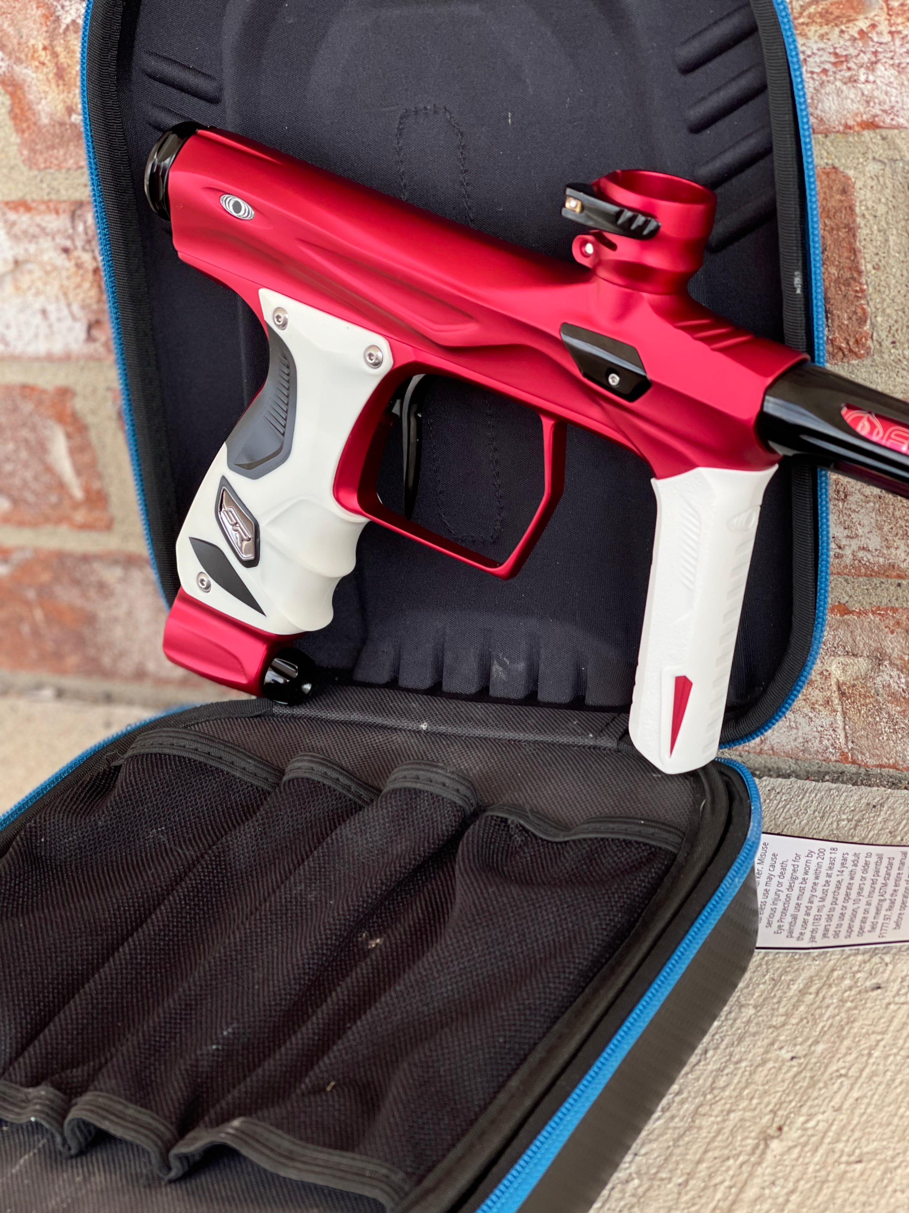 Used Shocker AMP Paintball Gun - Dust Red