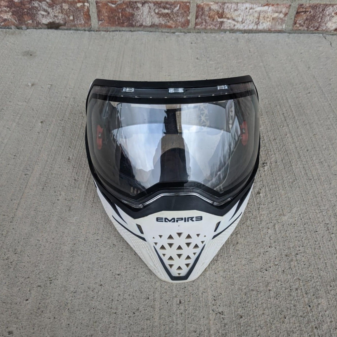 Used Empire EVS Paintball Mask - White