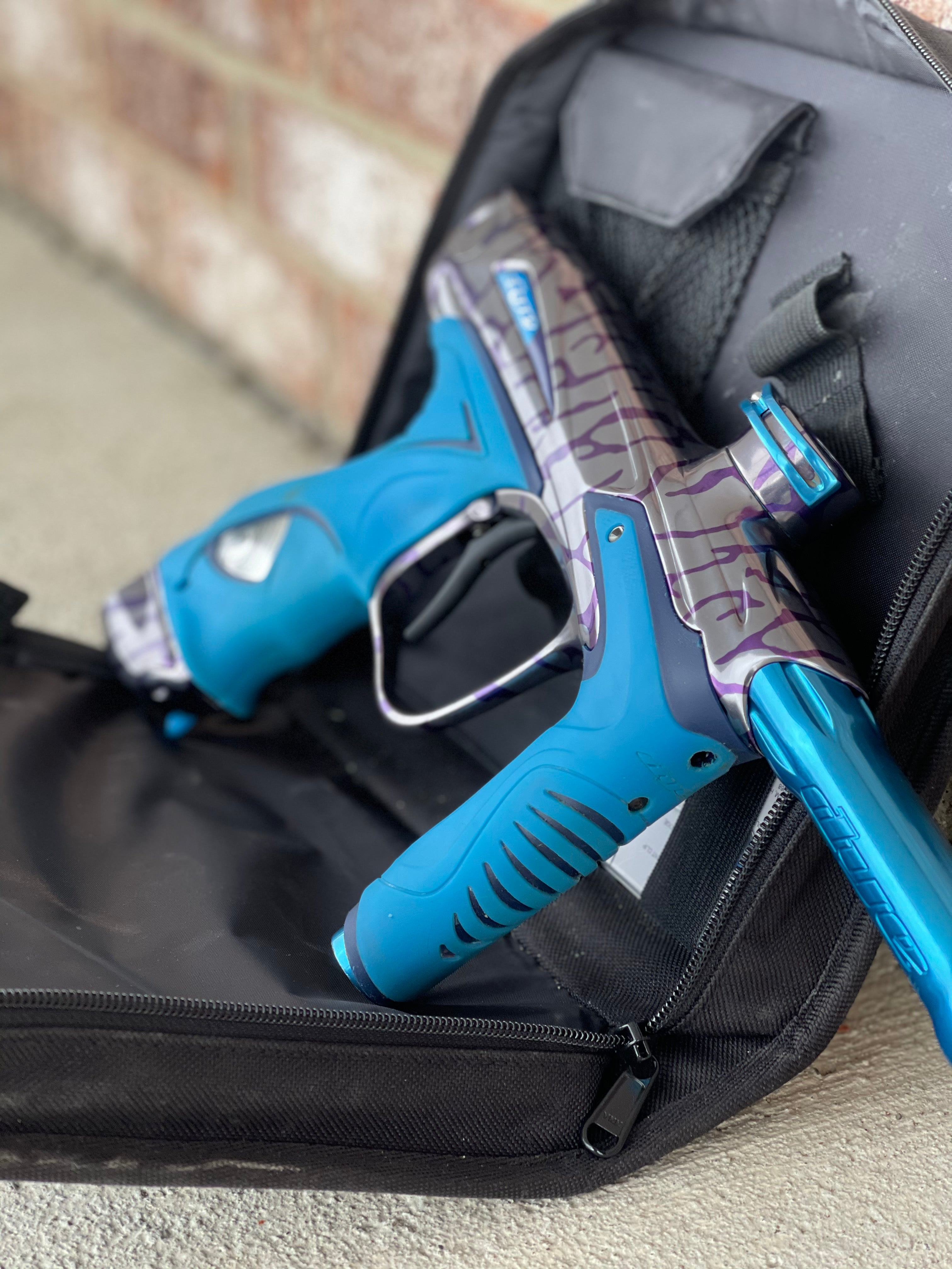 Used Dye DM15 Paintball Marker - Skinned Navy