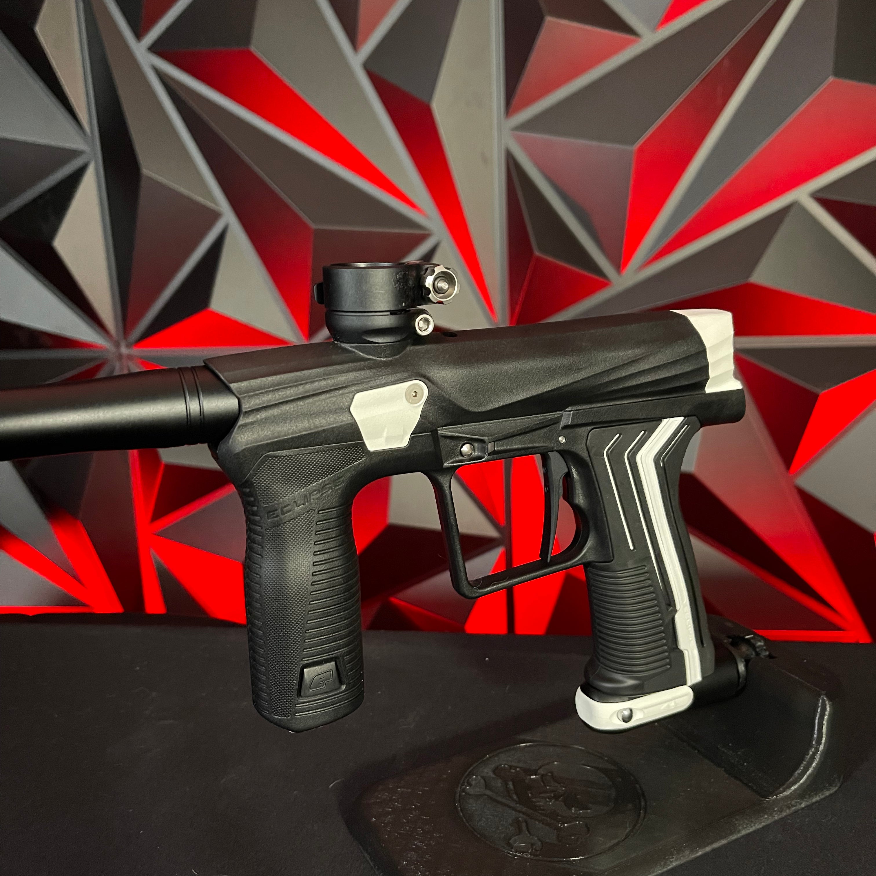 Used Planet Eclipse Etha3 Paintball Marker - Black w/ White CCU Kit + HK Army Exo Marker Case 2.0