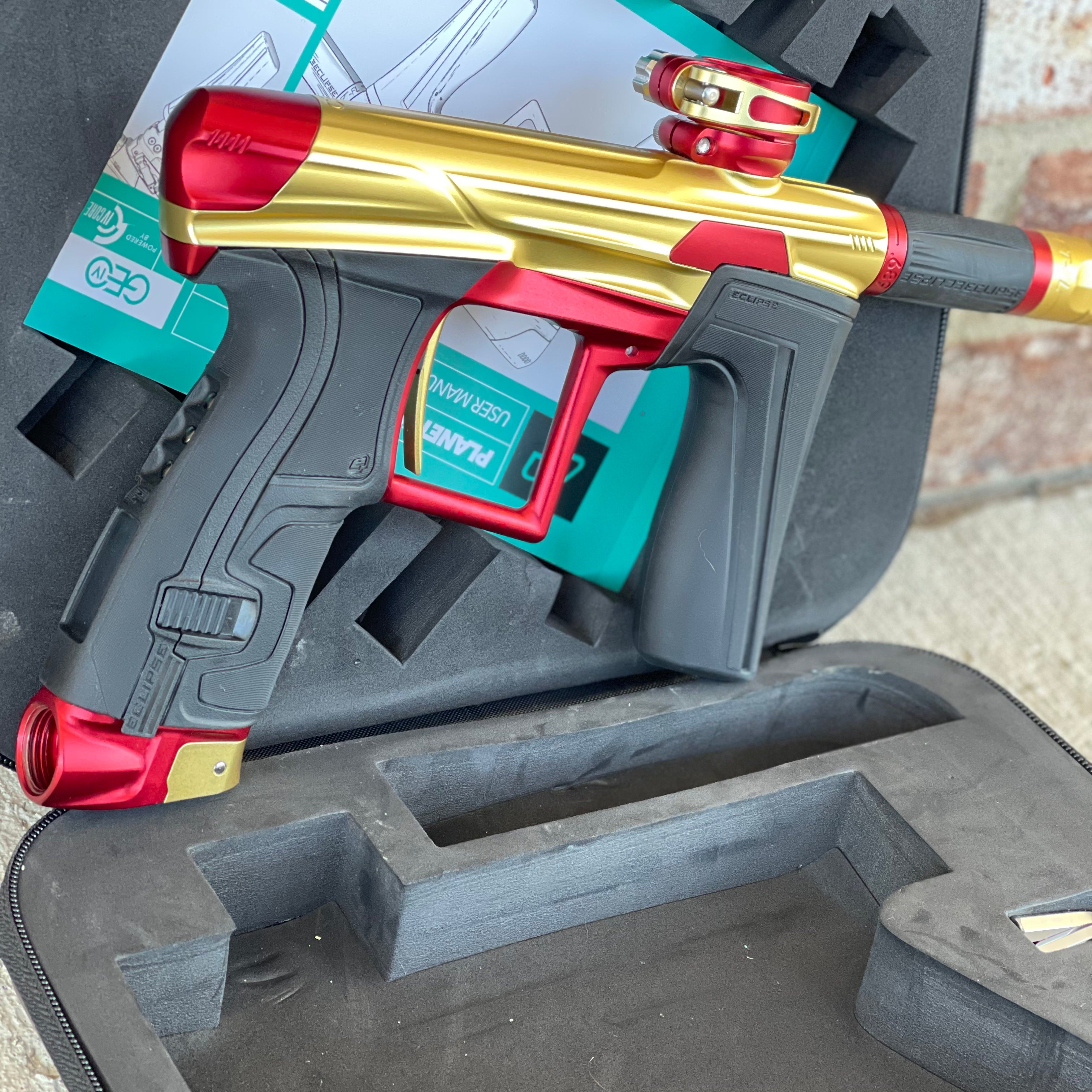 Used Planet Eclipse Geo 4 Paintball Gun - Fire Opal