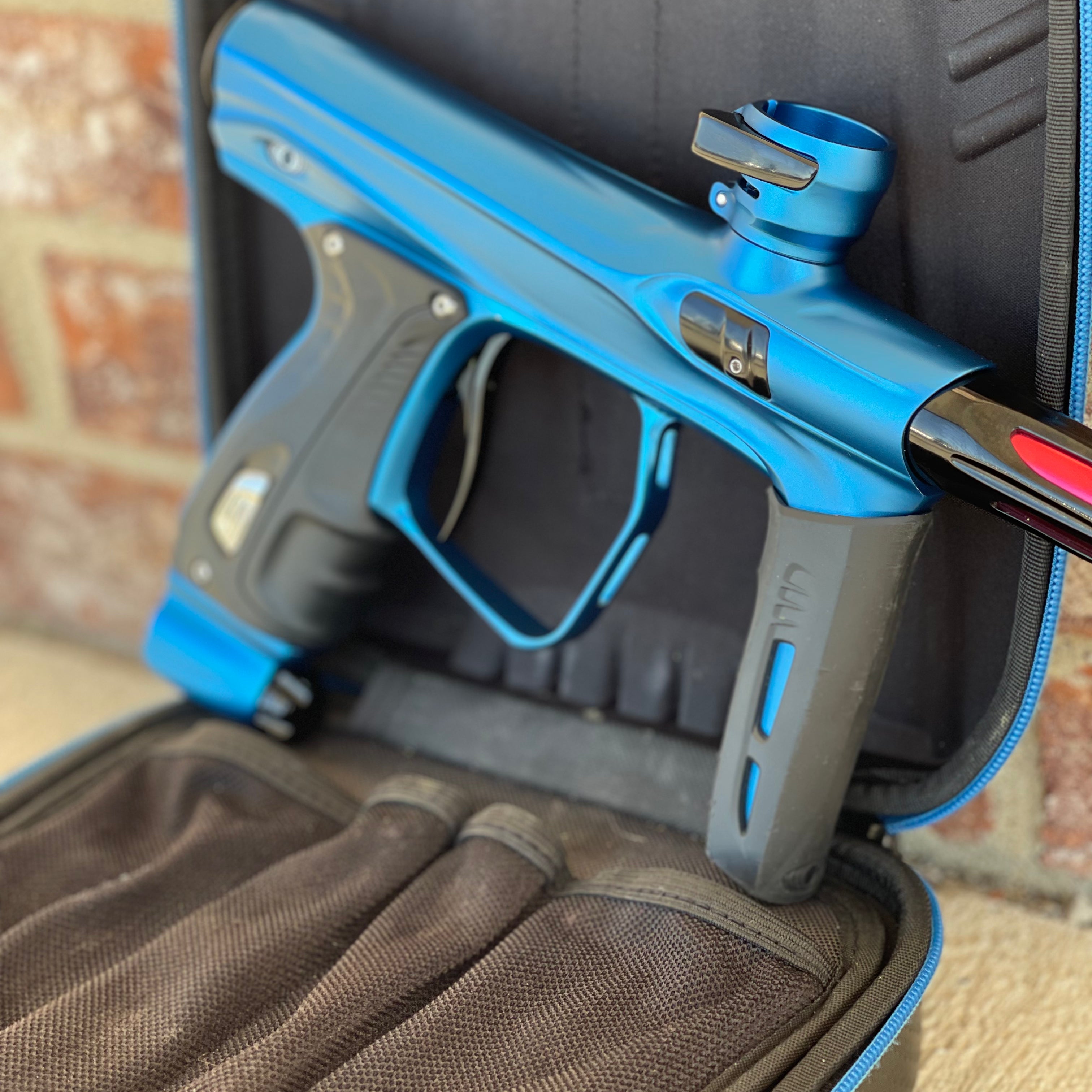 Used Shocker XLS Paintball Gun - Blue/Black