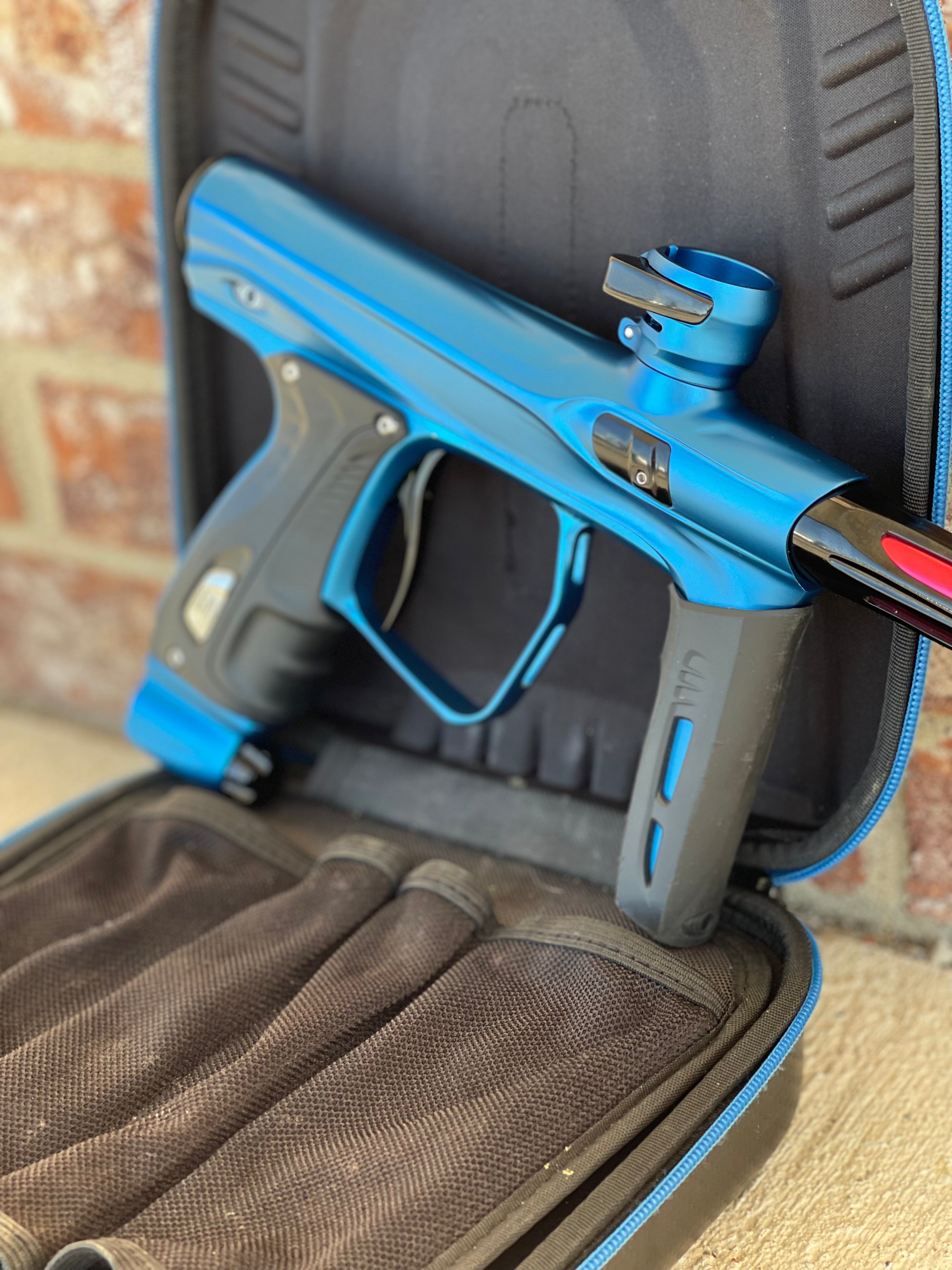 Used Shocker XLS Paintball Gun - Blue/Black