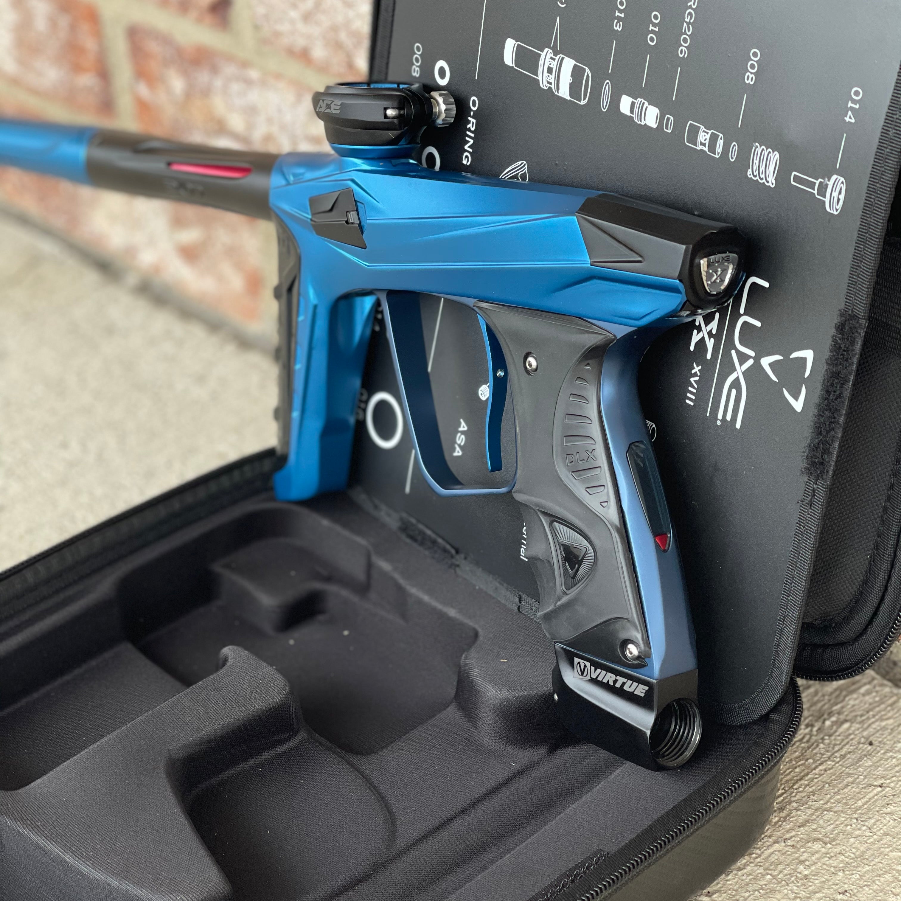 Used Virtue Luxe Ace Paintball Gun - Blue/Black
