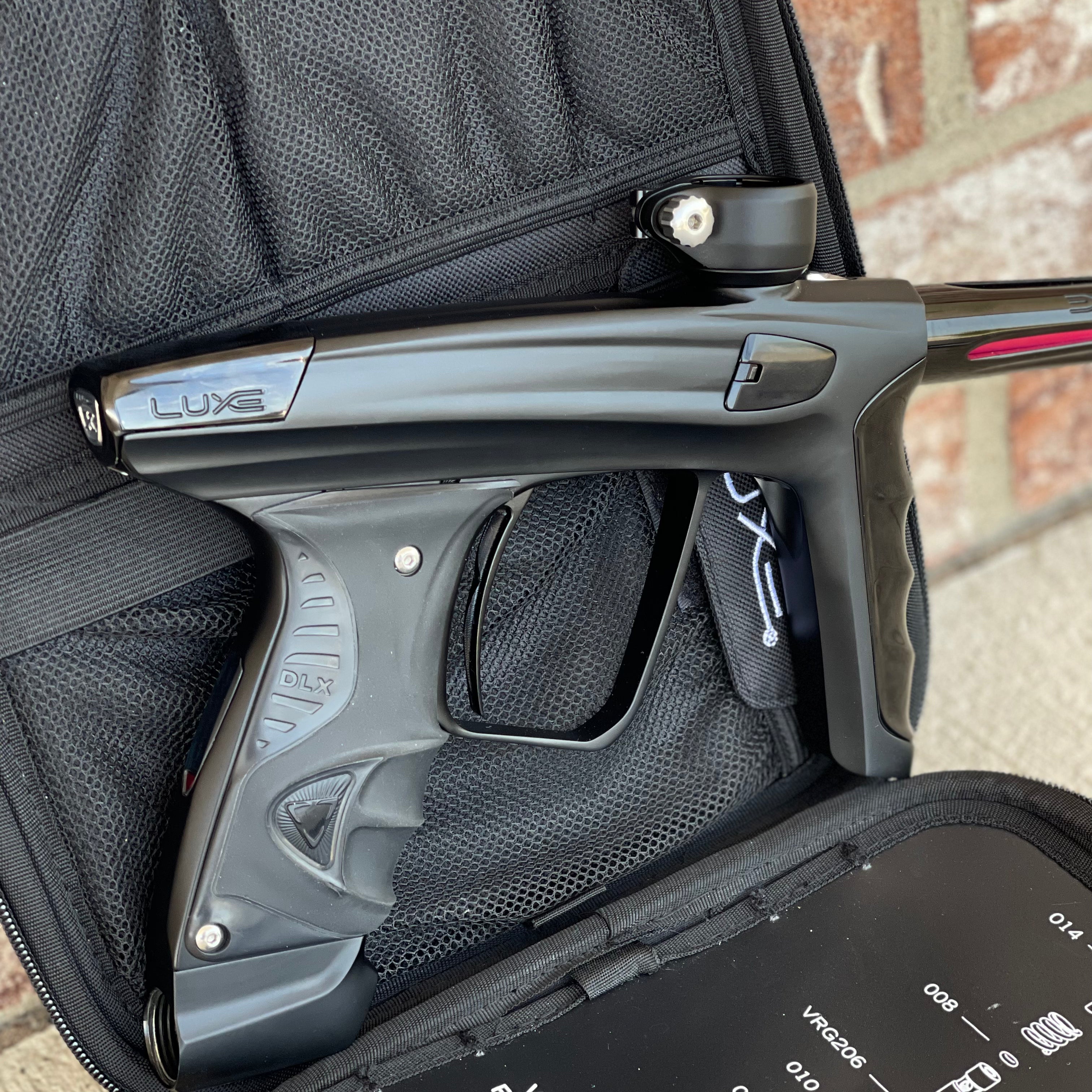 Used DLX Luxe X Paintball Gun - Dust Black