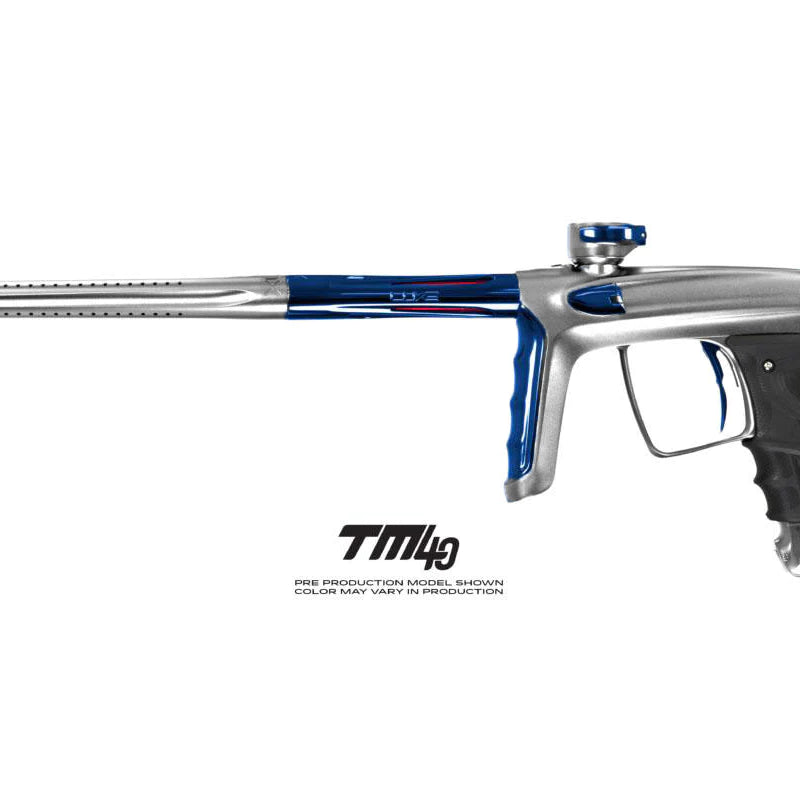 DLX Luxe TM40 Paintball Gun - Dust Silver/Polished Blue