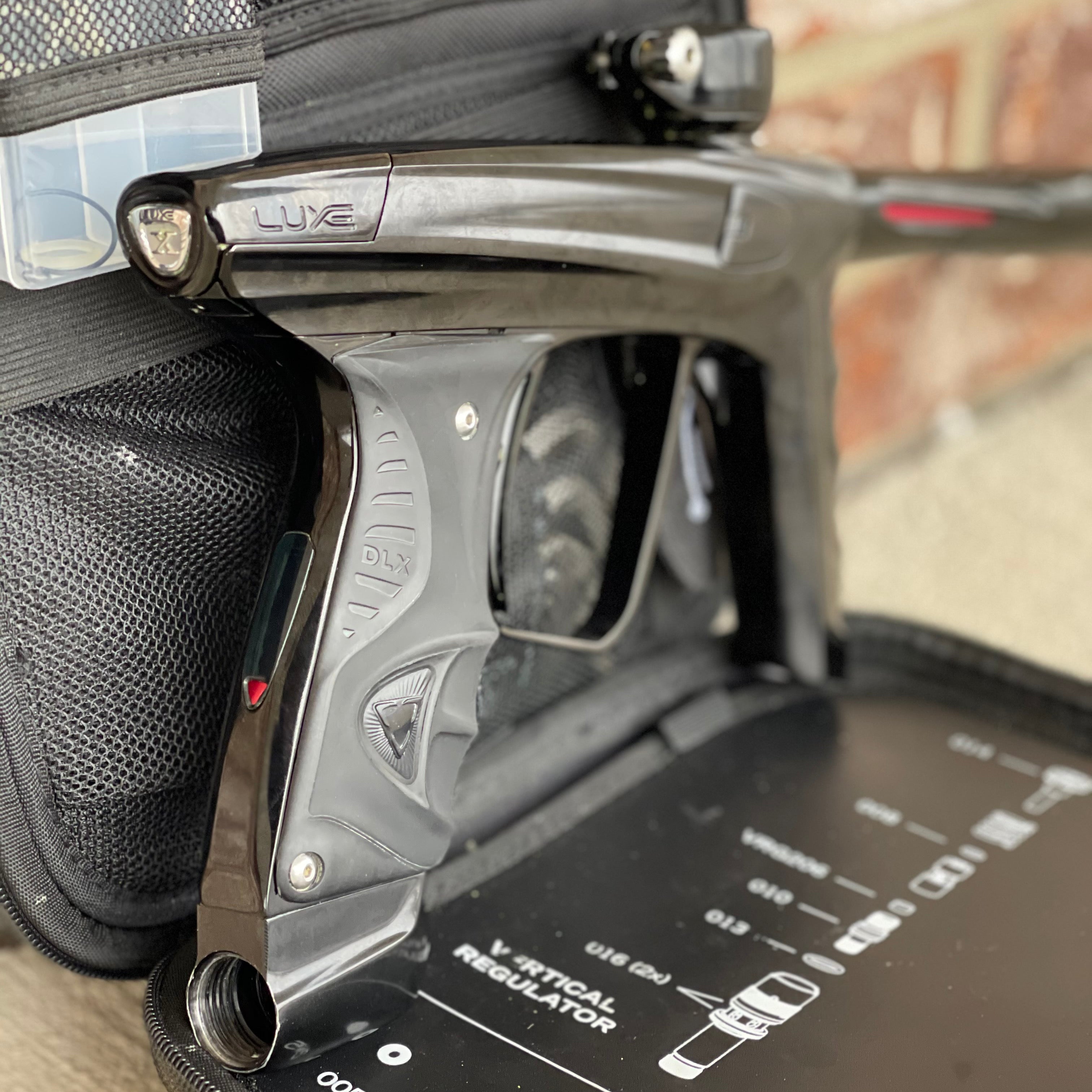 Used DLX Luxe X Paintball Gun - Gloss Black