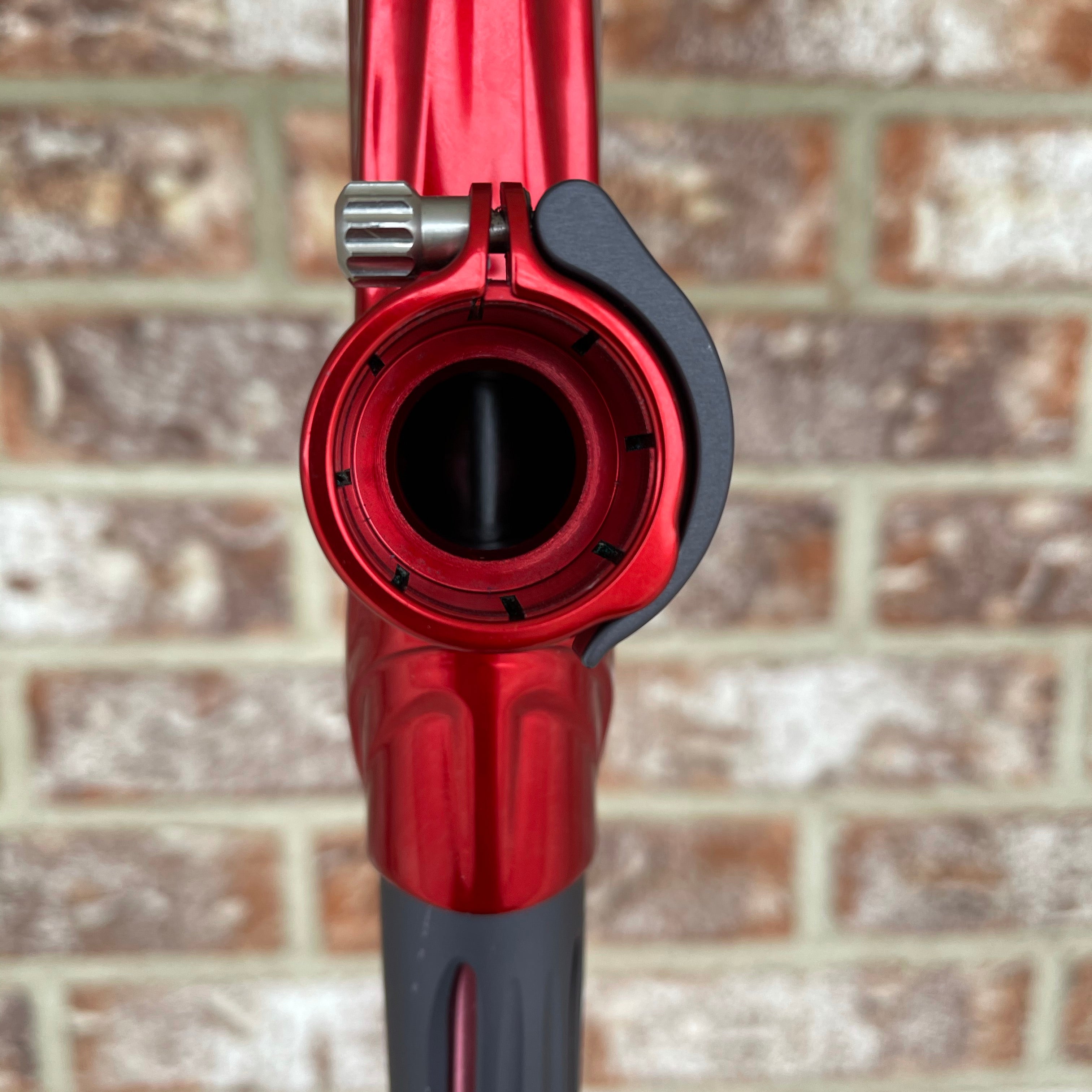 Used DLX Luxe 2.0 Oled Paintball Gun - Gloss Red / Dust Grey