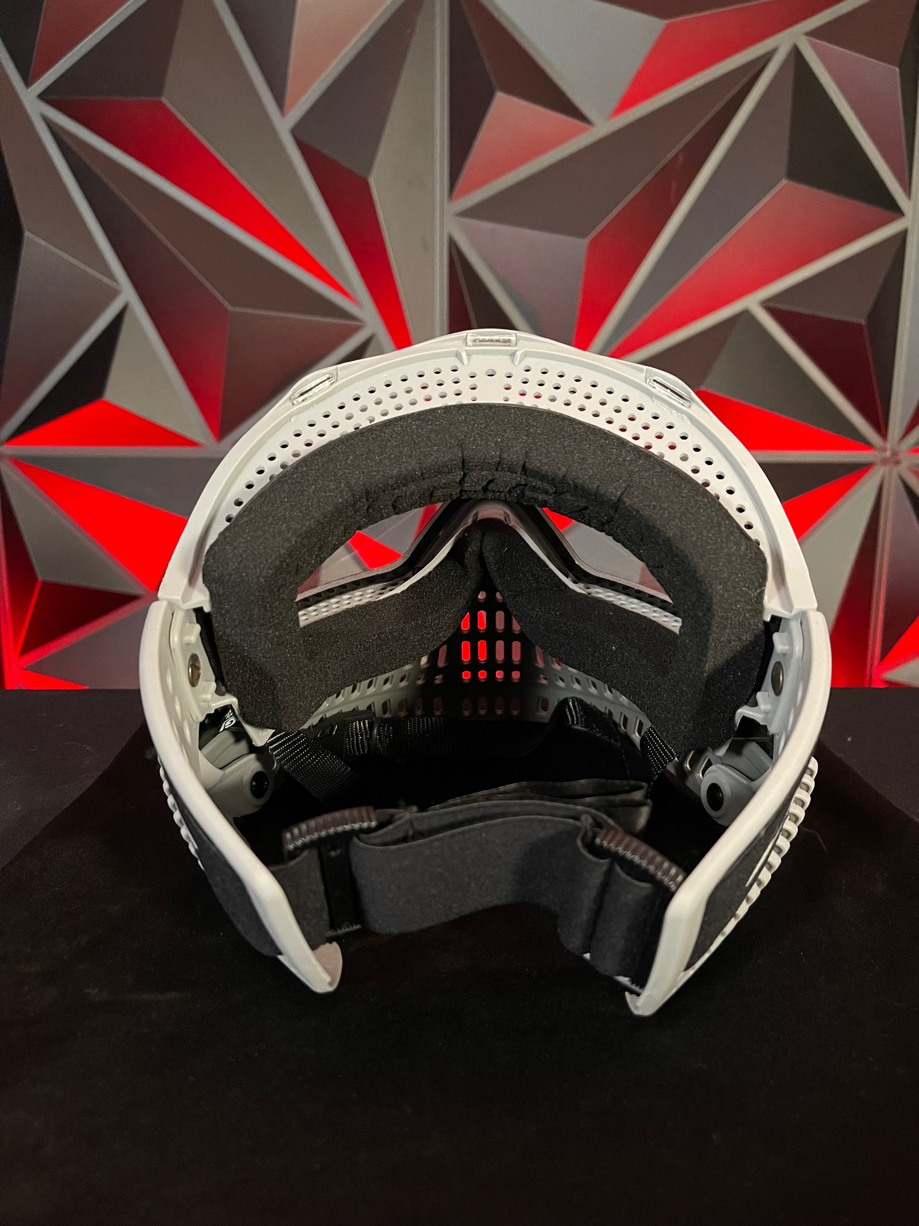 Used JT Proflex Paintball Mask - Grey/Black Camo Skirt/Grey Frame w/Soft Goggle Bag