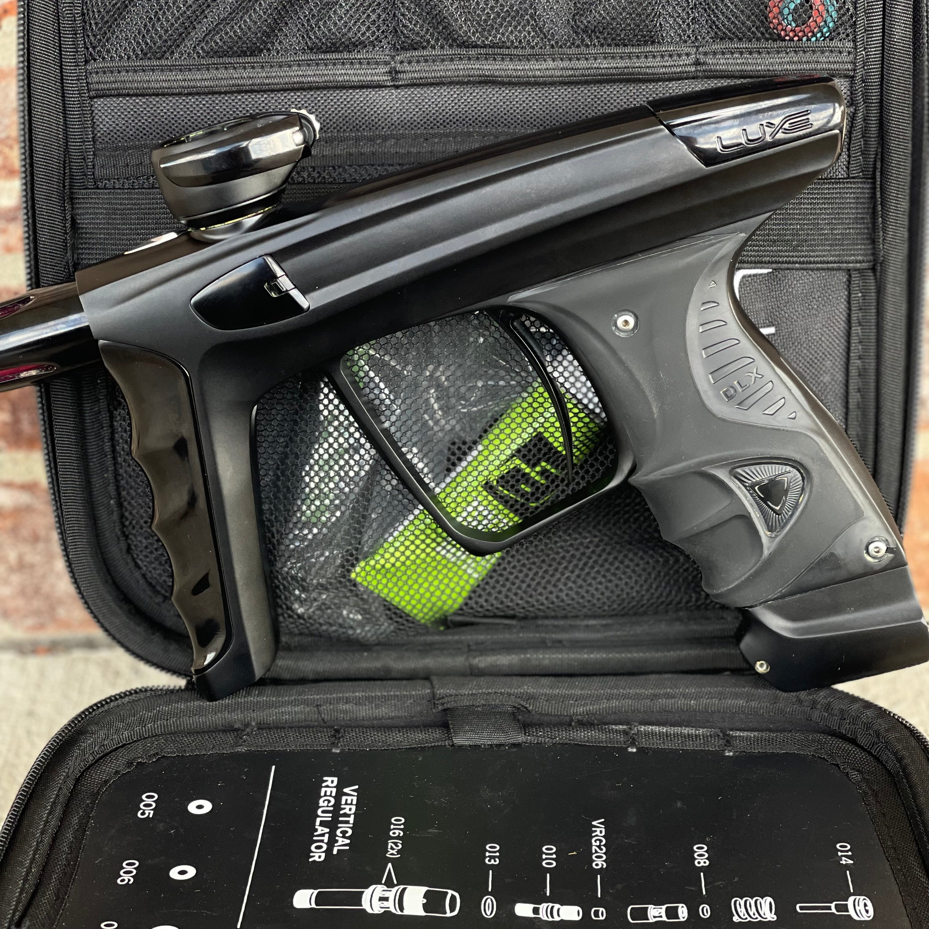 Used DLX Luxe X Paintball Gun - Black